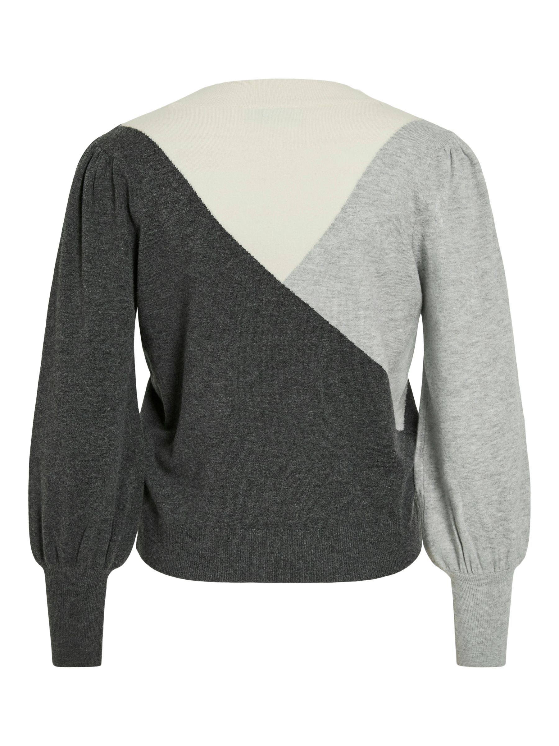 14106477_4883853_2.jpg Pullover mit geometrischem Muster und Puffärmeln