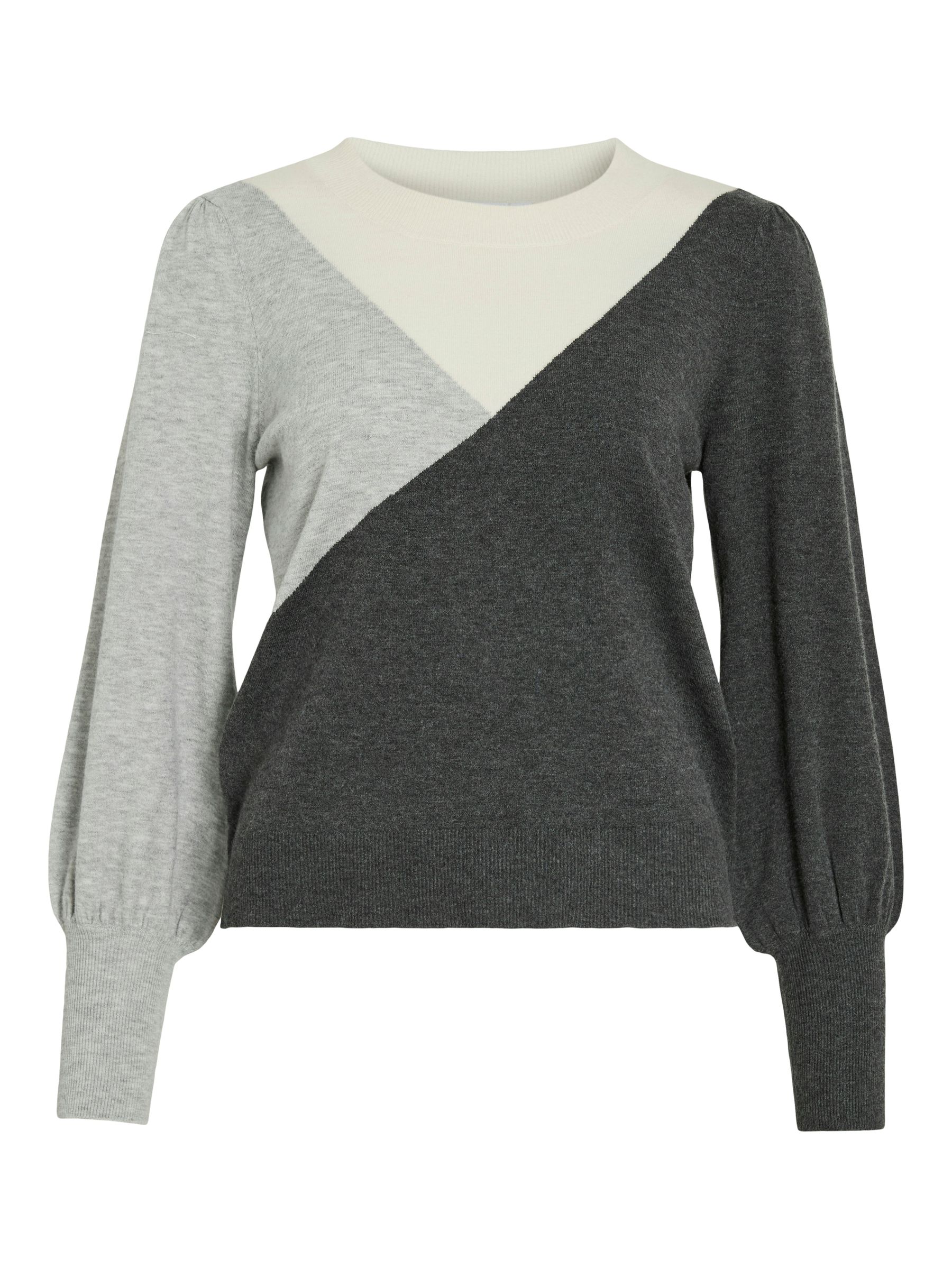 14106477_4883853.jpg Pullover mit geometrischem Muster und Puffärmeln