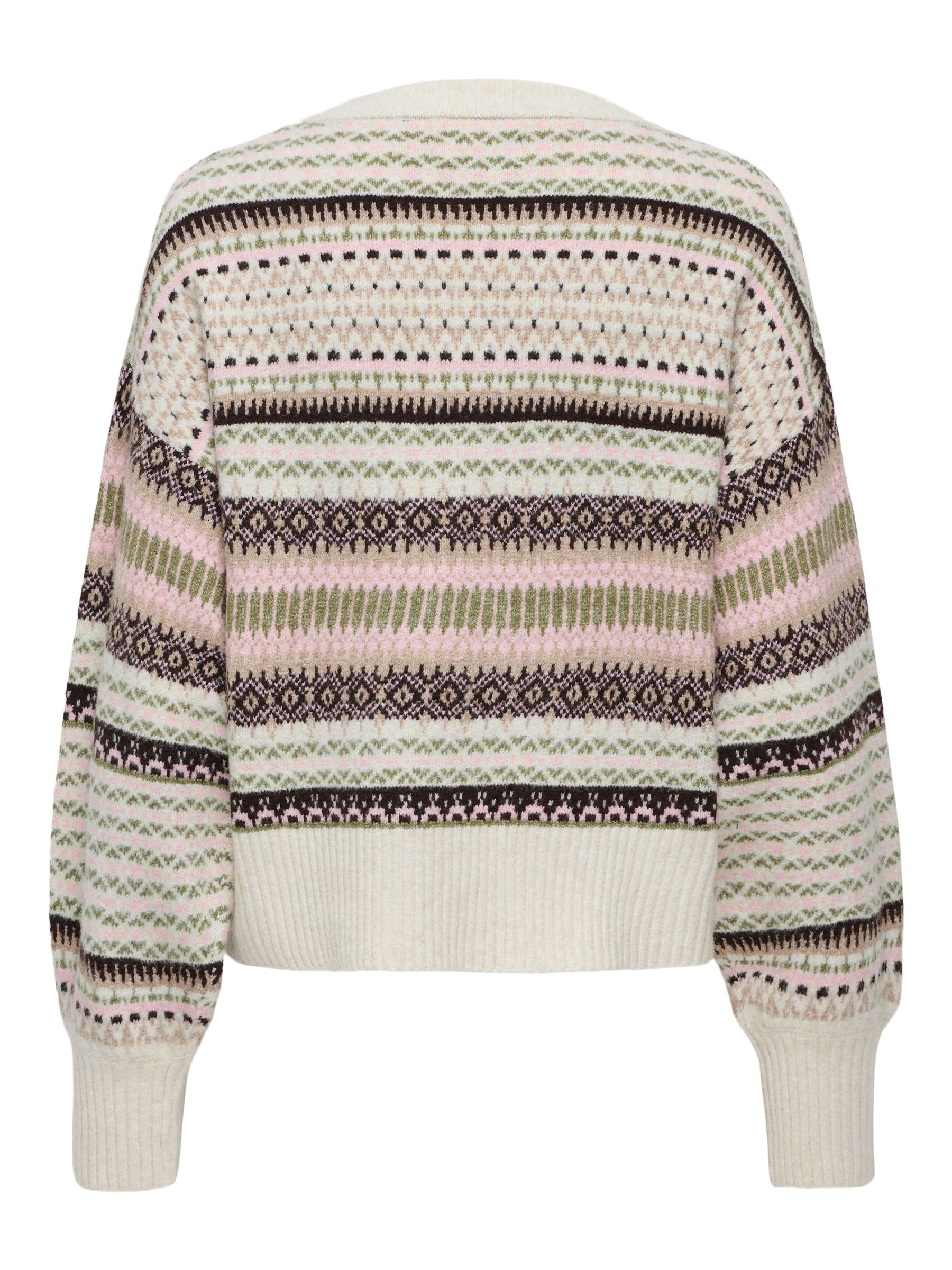 15285832_4143651_2.jpg Pullover mit geometrischem Muster und Strickdetails