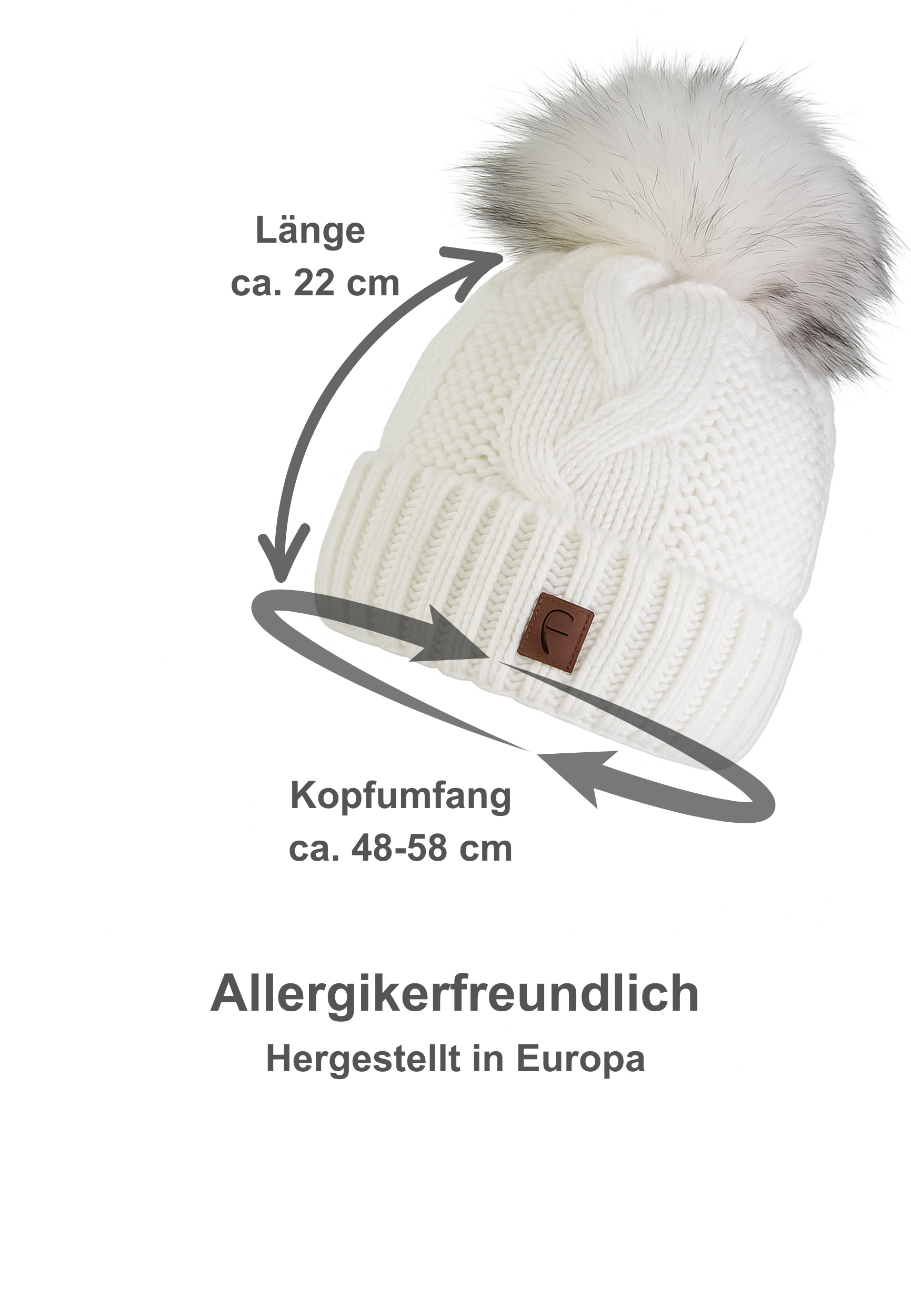Weiche und warme Strickmütze für kalte Wintertage Weiche und warme Strickmütze für kalte Wintertage