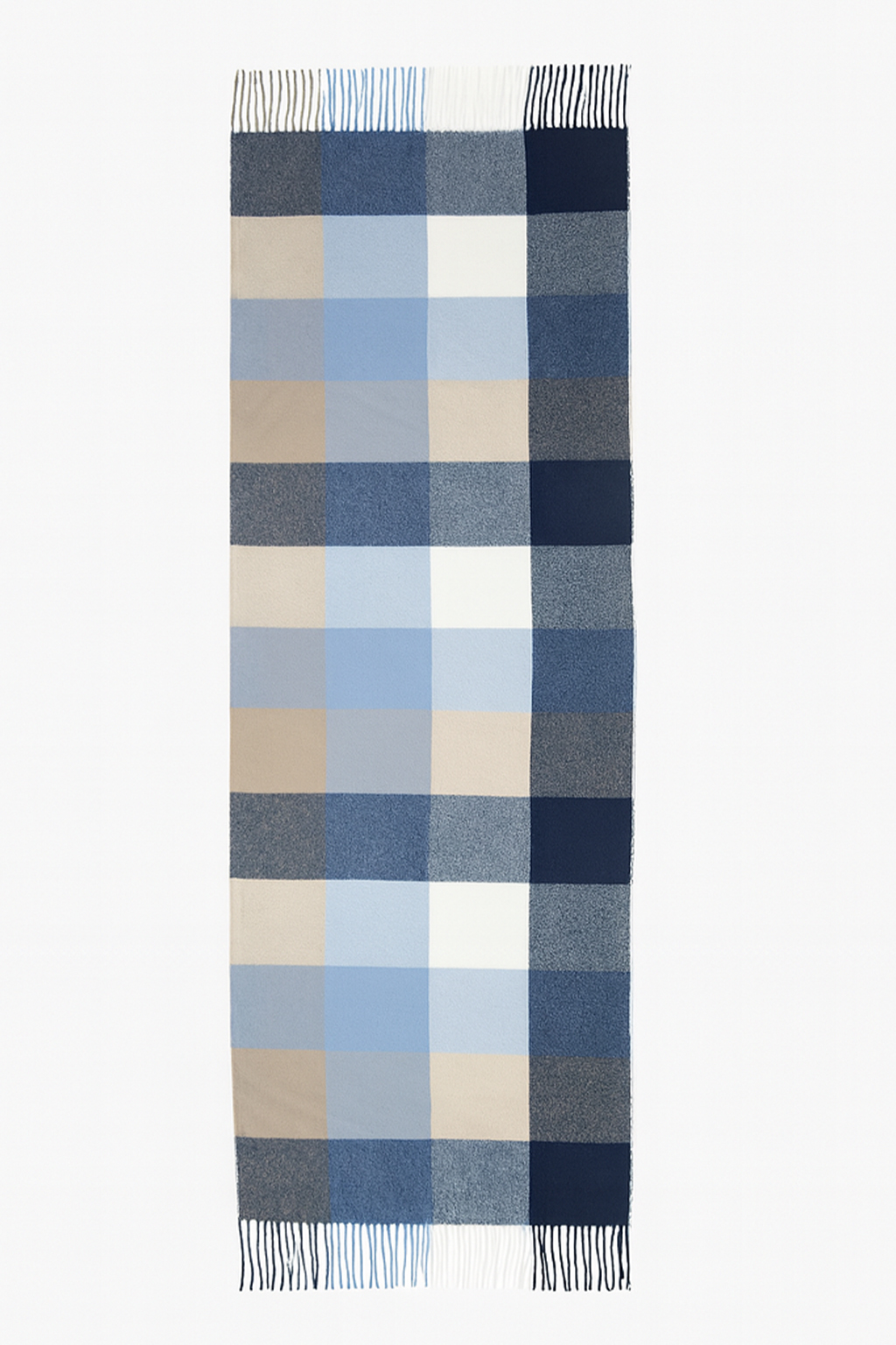 Eleganter Kaschmir-Schal mit Fransen und geometrischem Muster Weich Modisch Eleganter Kaschmir-Schal mit Fransen und geometrischem Muster Weich Modisch