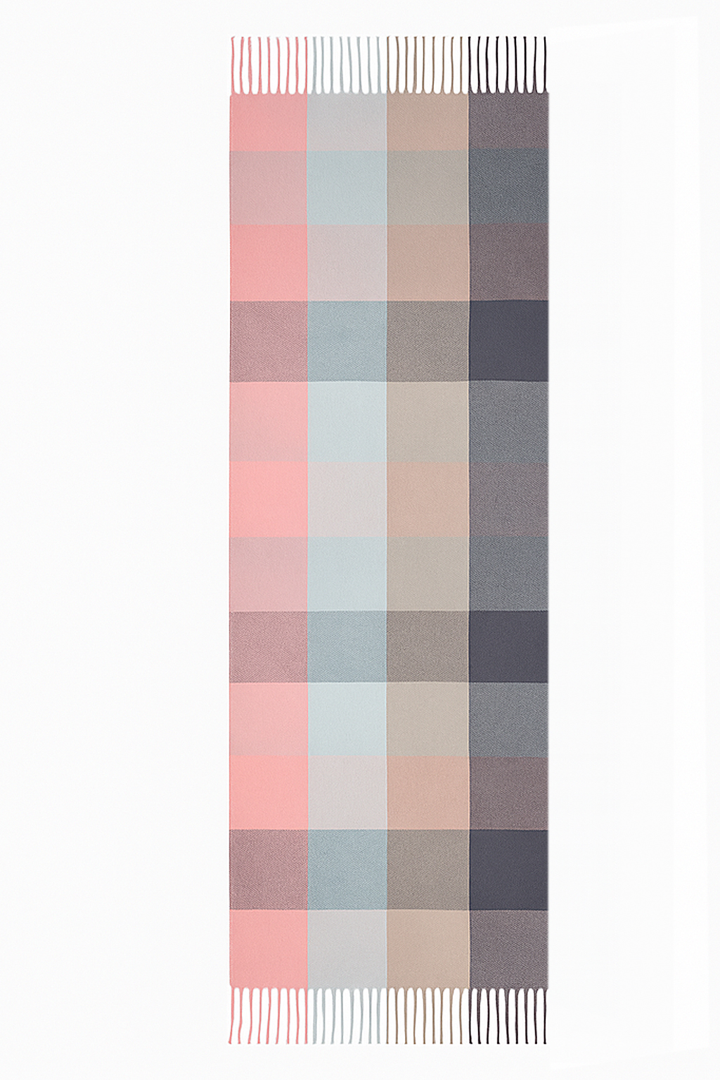 Eleganter Kaschmir-Schal mit Fransen und geometrischem Muster Weich Modisch Eleganter Kaschmir-Schal mit Fransen und geometrischem Muster Weich Modisch