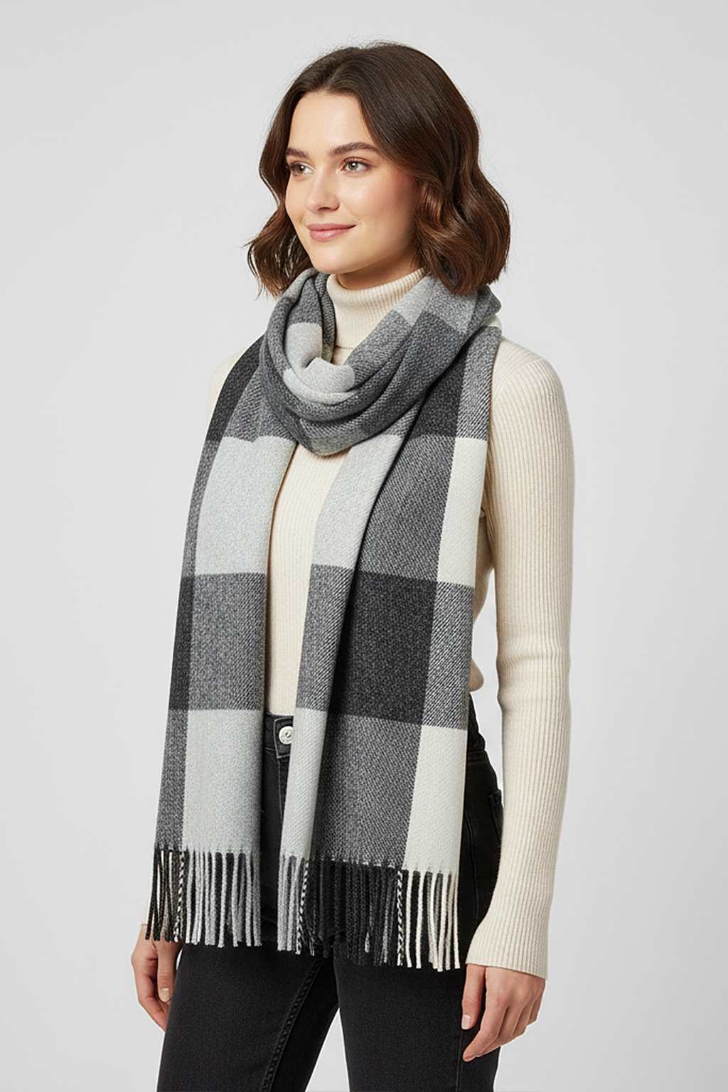 Trendiger Kaschmir-Schal Warmes Herbstaccessoire Trendiger Kaschmir-Schal Warmes Herbstaccessoire