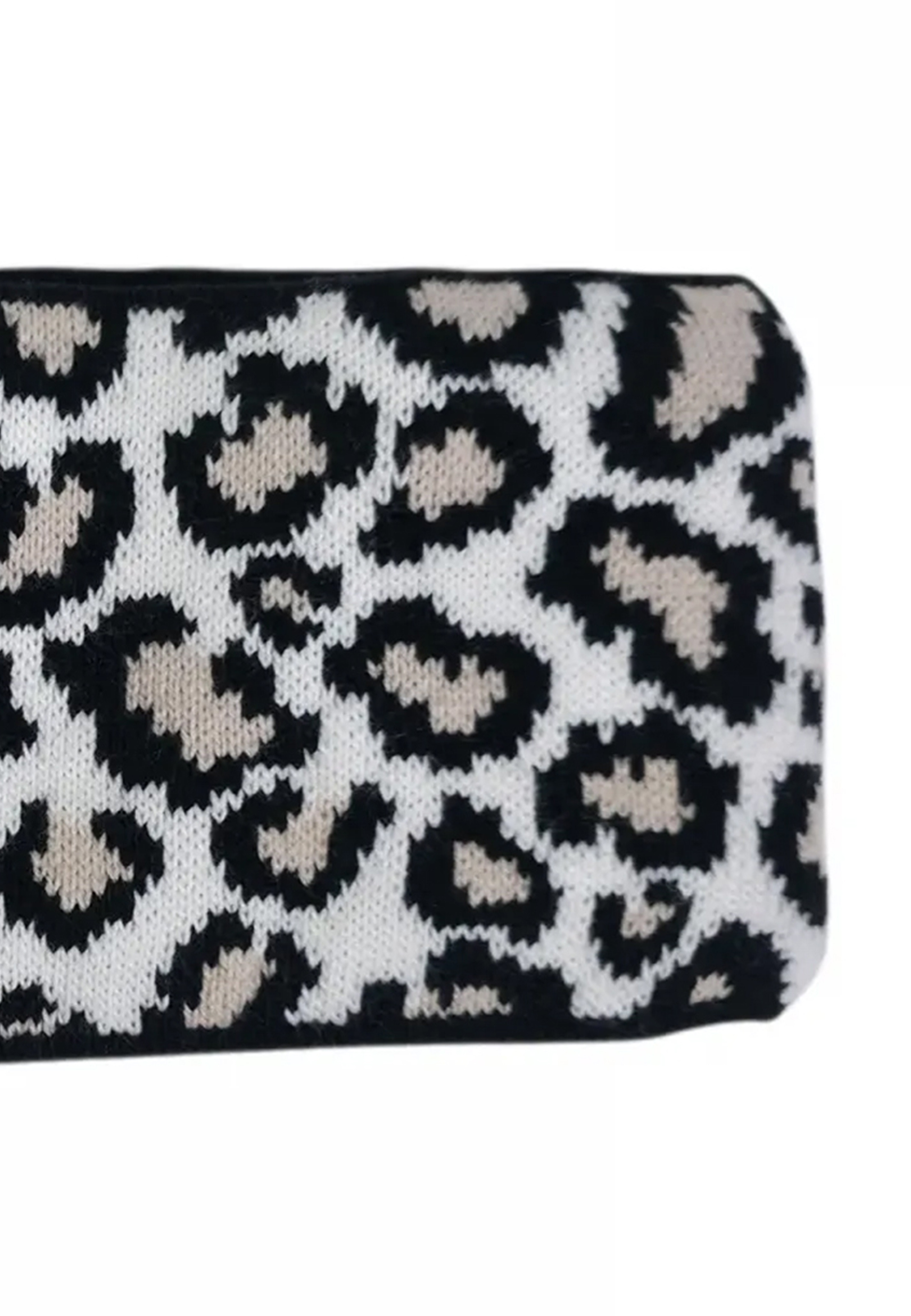 Leop-Print Stirnband aus Strick Modisch Warm Leop-Print Stirnband aus Strick Modisch Warm