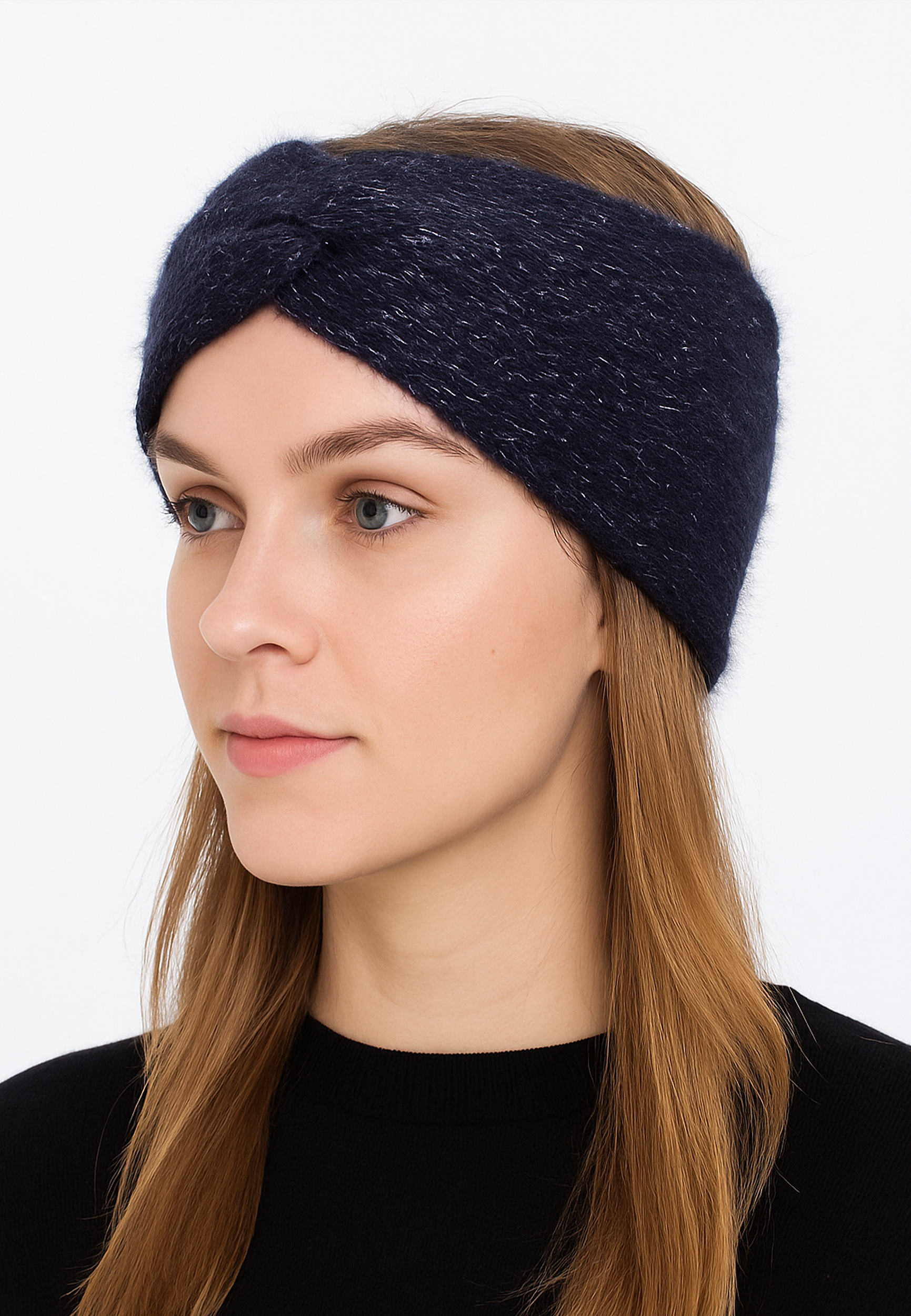 Weiches Stirnband mit modischer Knotenfront Weiches Stirnband mit modischer Knotenfront