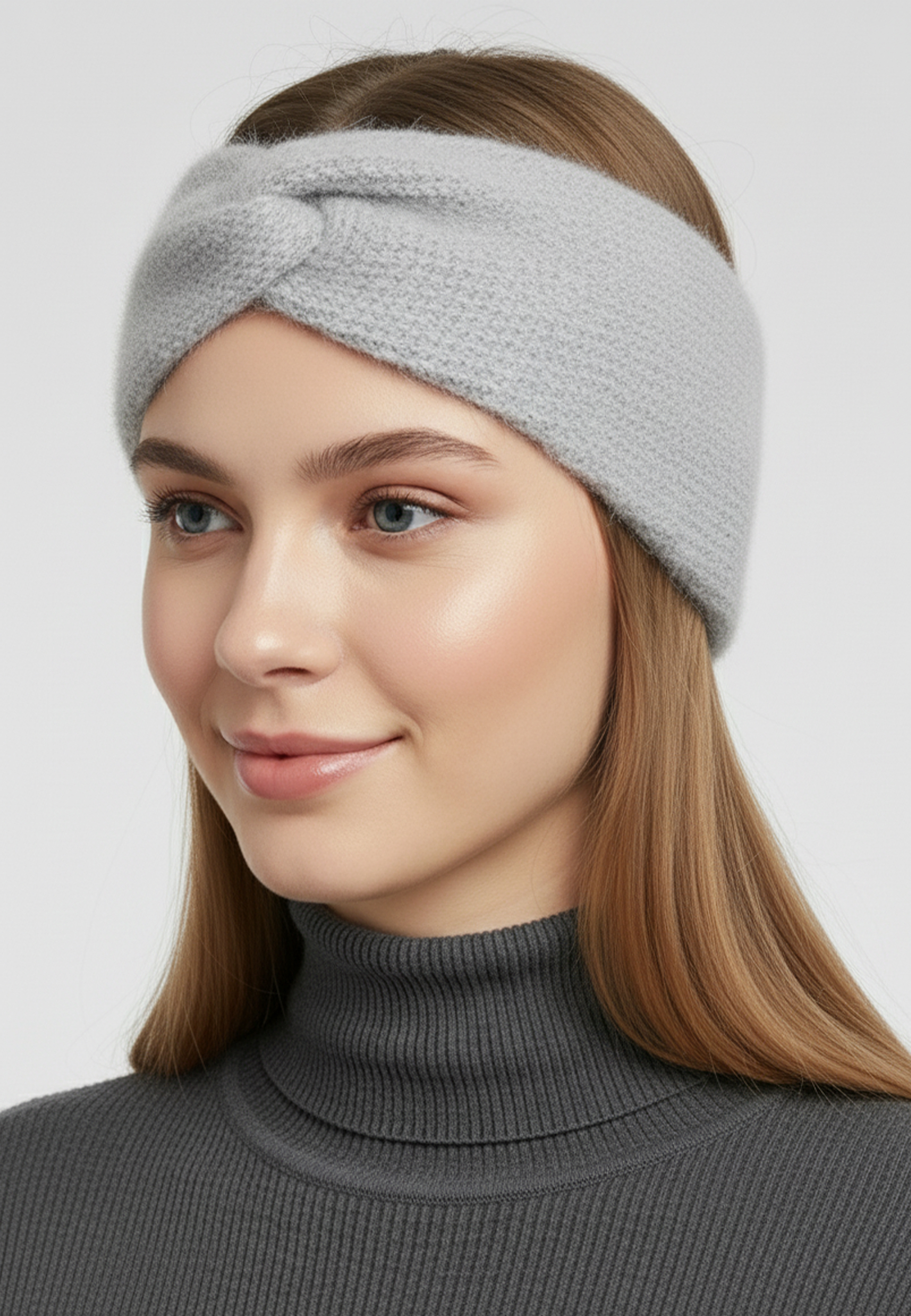 Weiches Stirnband mit modischer Knotenfront Weiches Stirnband mit modischer Knotenfront