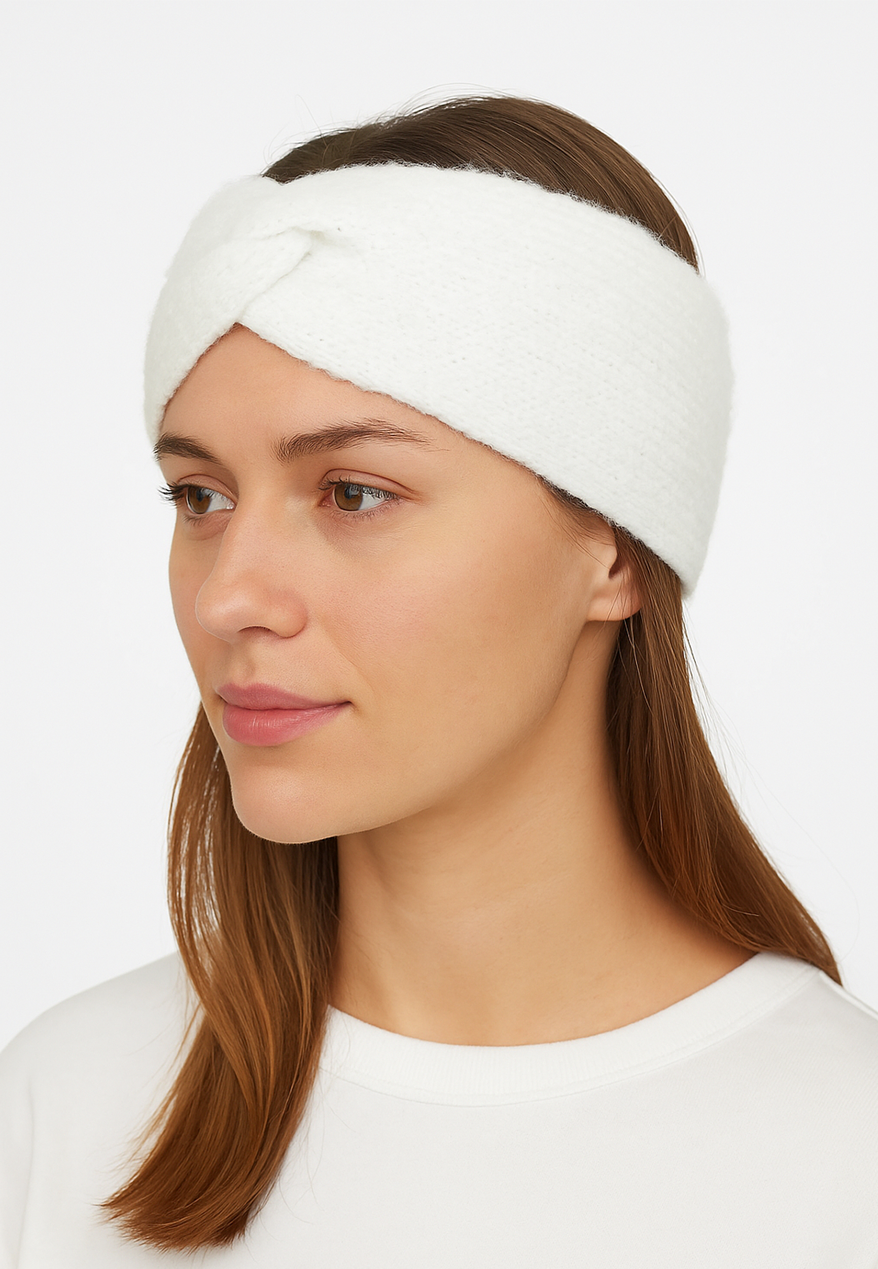 Weiches Stirnband mit modischer Knotenfront Weiches Stirnband mit modischer Knotenfront