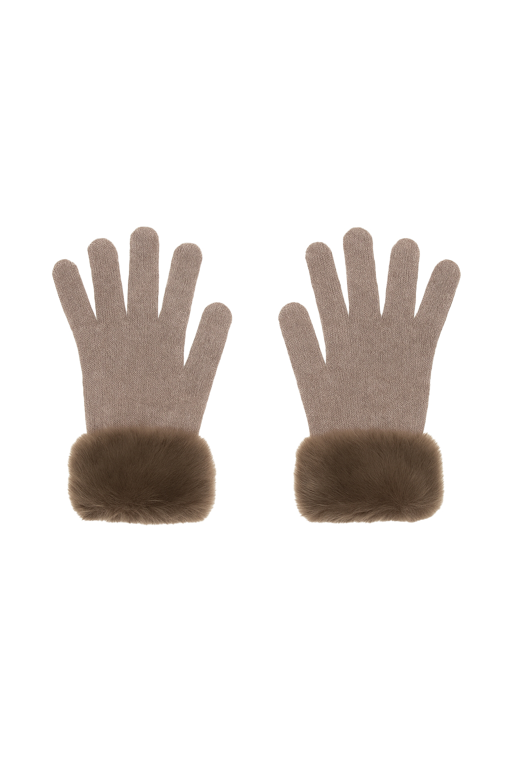 Faera Faera Elegante Damenhandschuhe Flauschig Weich – Braun, Bild 1