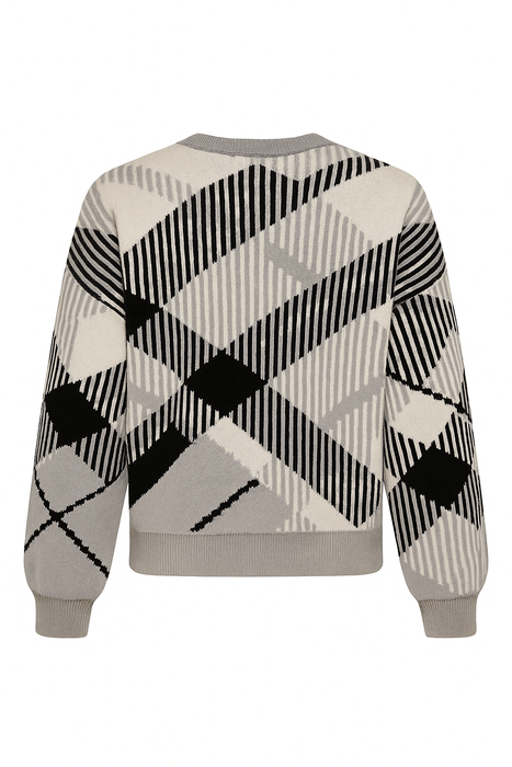 Noisy May NOISY MAY Pullover im Oversize-Look mit Rundhalsausschnitt – Grau, Bild 3