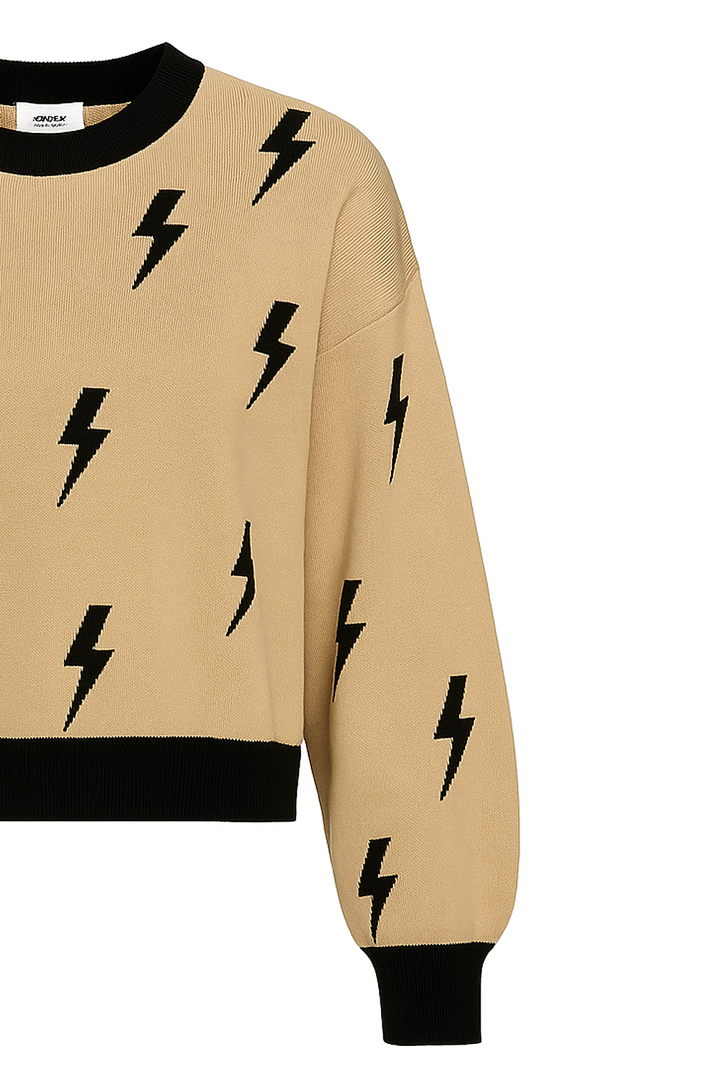 Noisy May NOISY MAY Pullover im Oversize-Look mit Rundhalsausschnitt – Schwarz, Bild 2
