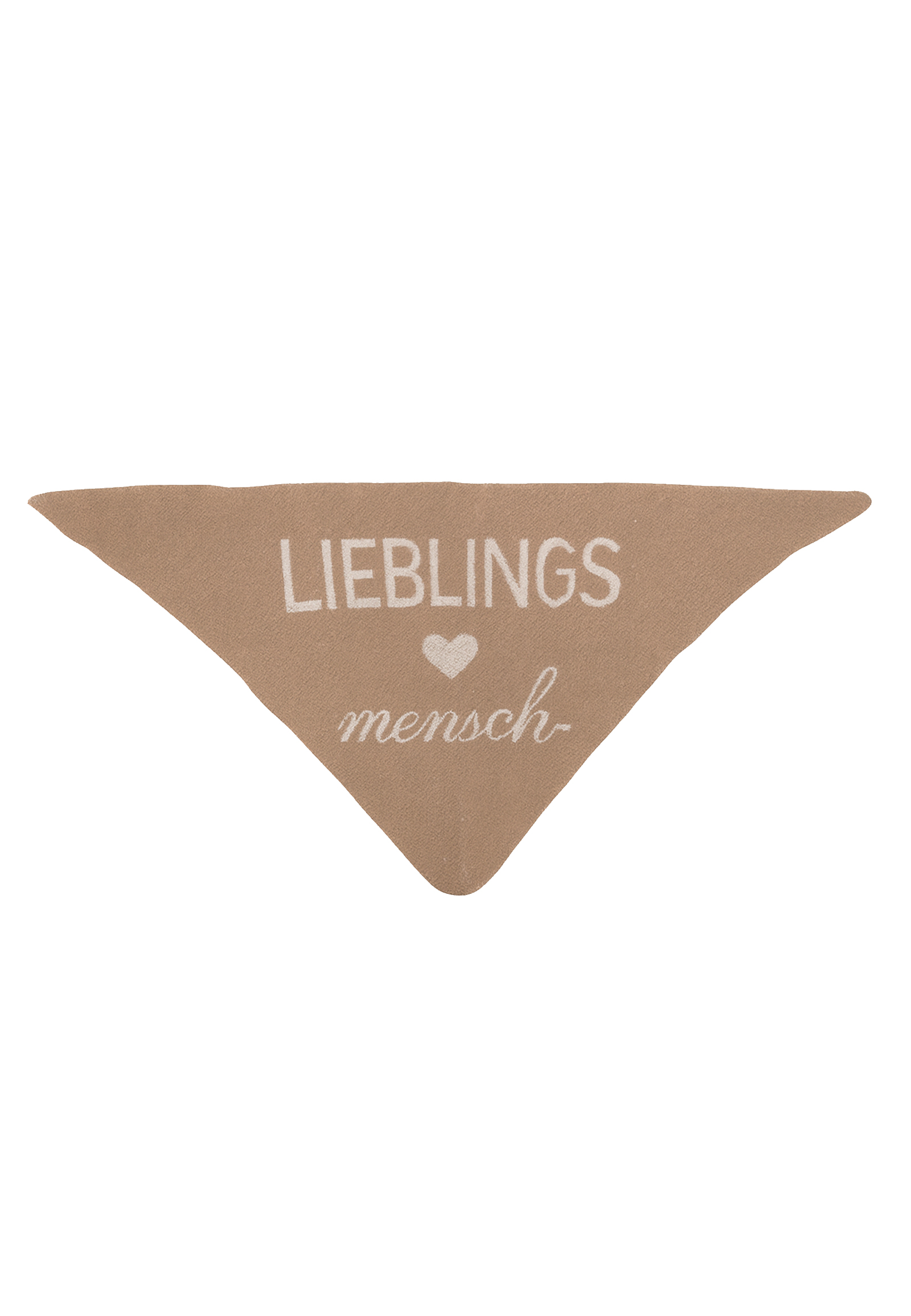 Weicher Schal Dreiecksform Lieblingsmensch Herz Weicher Schal Dreiecksform Lieblingsmensch Herz