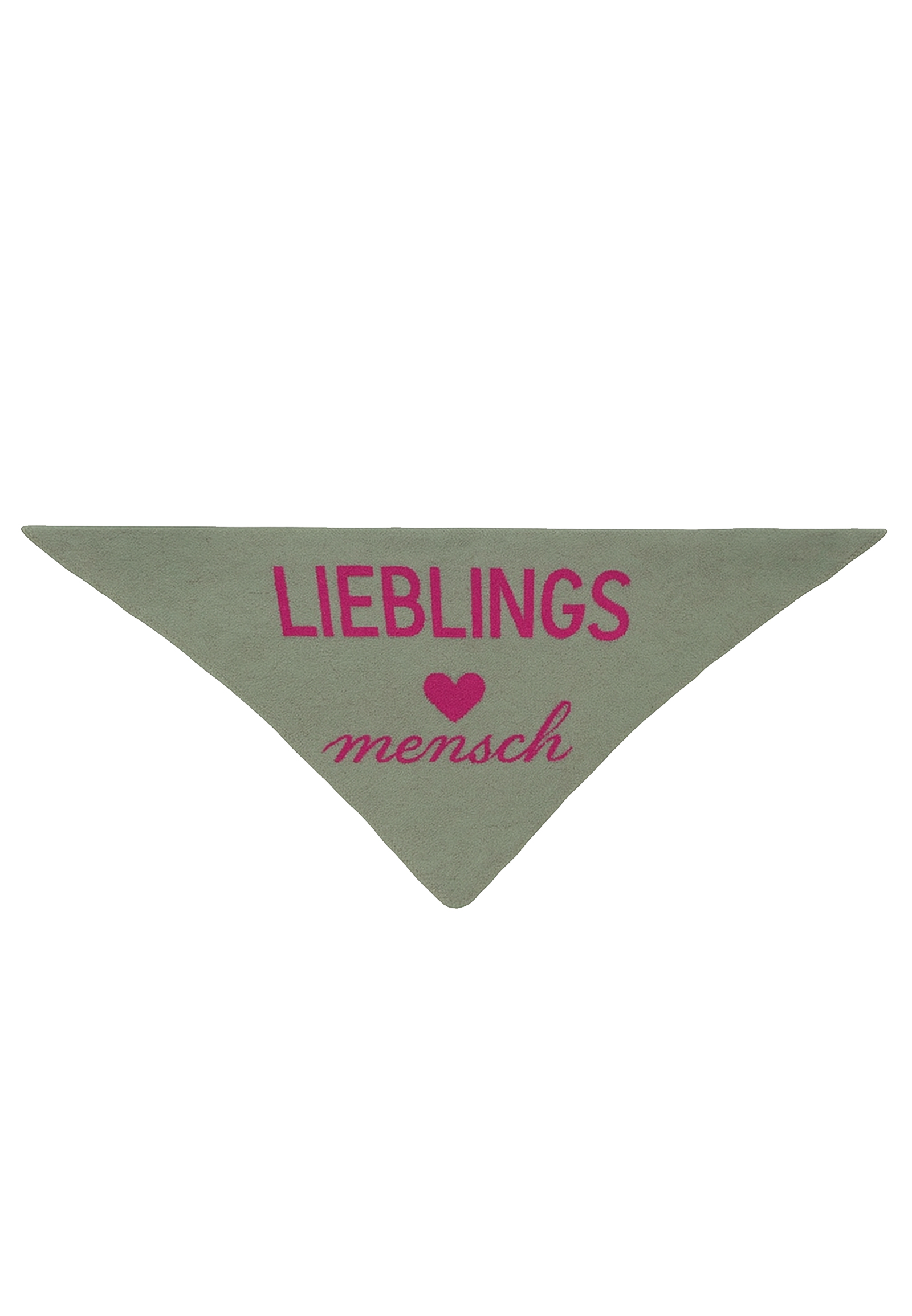 Weicher Schal Dreiecksform Lieblingsmensch Herz Weicher Schal Dreiecksform Lieblingsmensch Herz