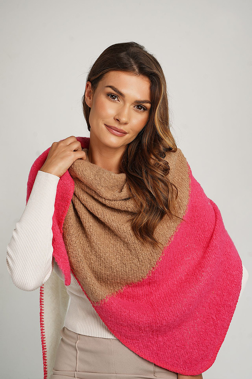 Schal Colorblock Modern Warm Mehrfarbig Schal Colorblock Modern Warm Mehrfarbig
