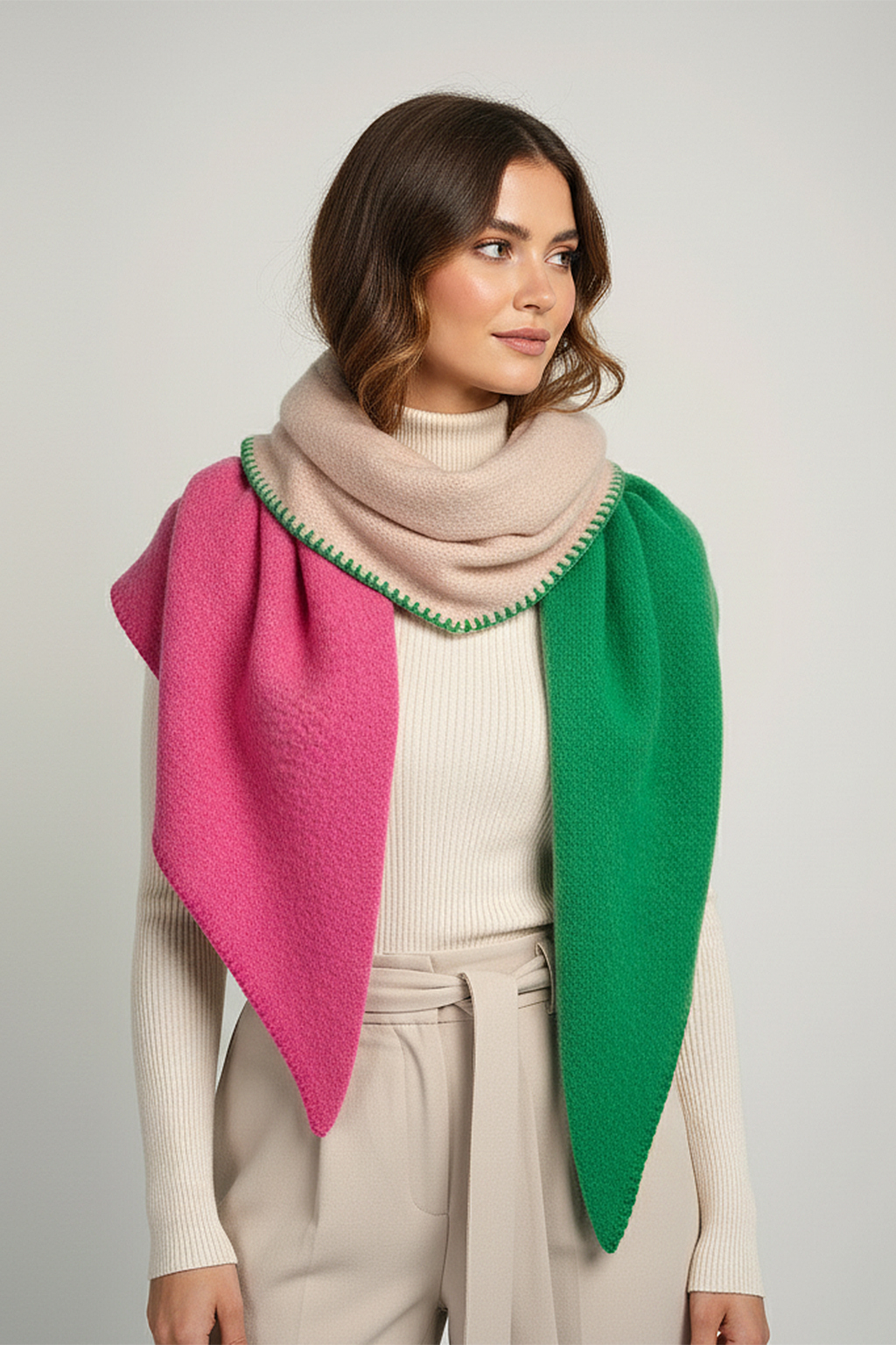 Schal Colorblock Modern Warm Mehrfarbig Schal Colorblock Modern Warm Mehrfarbig