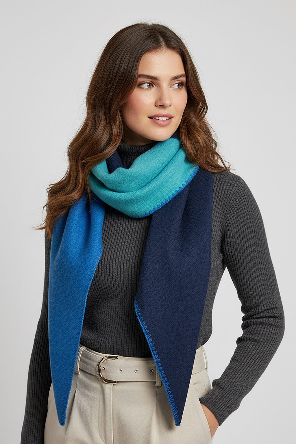 Schal Colorblock Modern Warm Mehrfarbig Schal Colorblock Modern Warm Mehrfarbig
