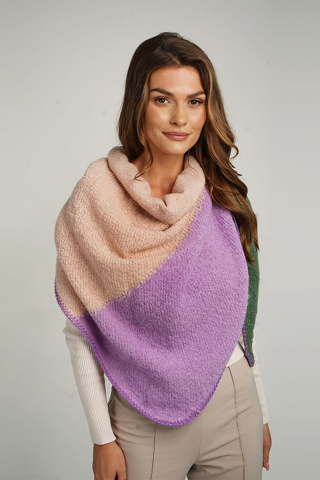Schal Colorblock Modern Warm Mehrfarbig Schal Colorblock Modern Warm Mehrfarbig