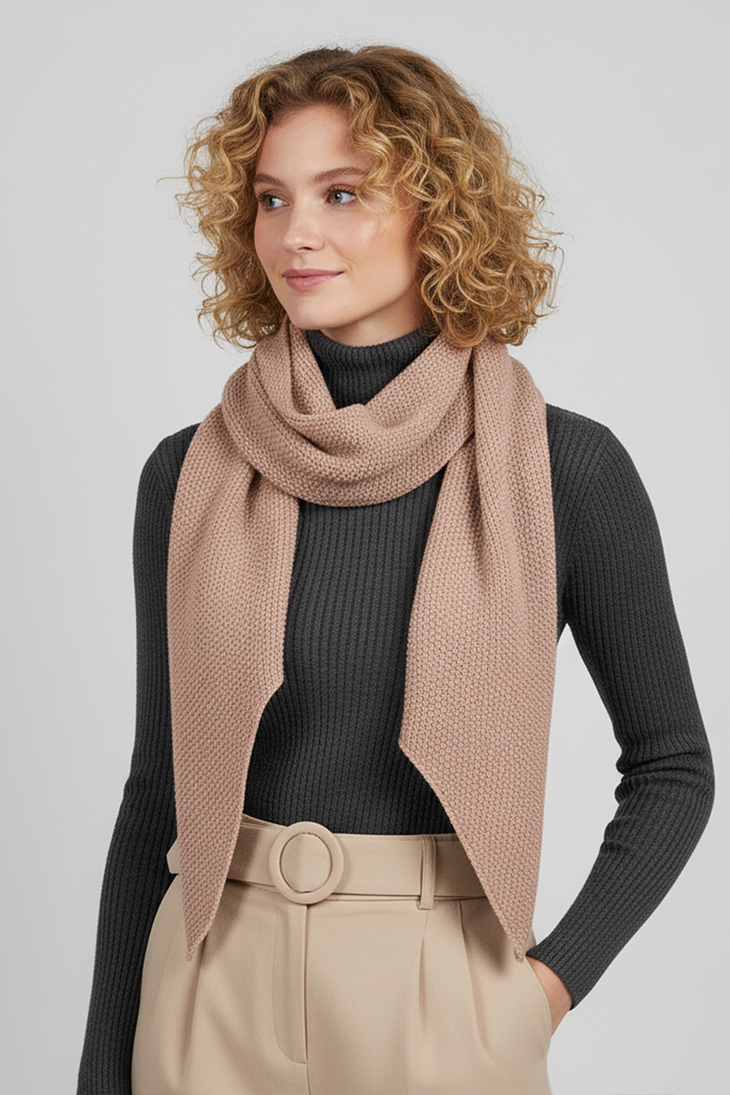 Strickschal weich und vielseitig tragbar Dreieck-Form Strickschal weich und vielseitig tragbar Dreieck-Form
