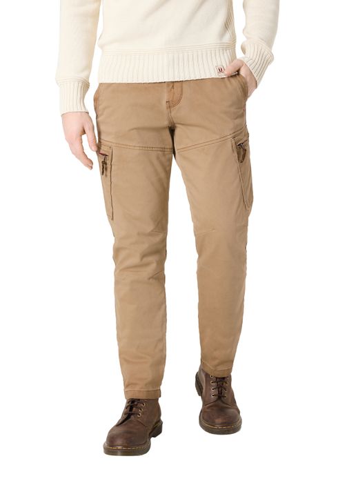 Timezone Timezone Cargo-Hose in modernem Schnitt mit Reißverschlusstaschen – Beige, Bild 3