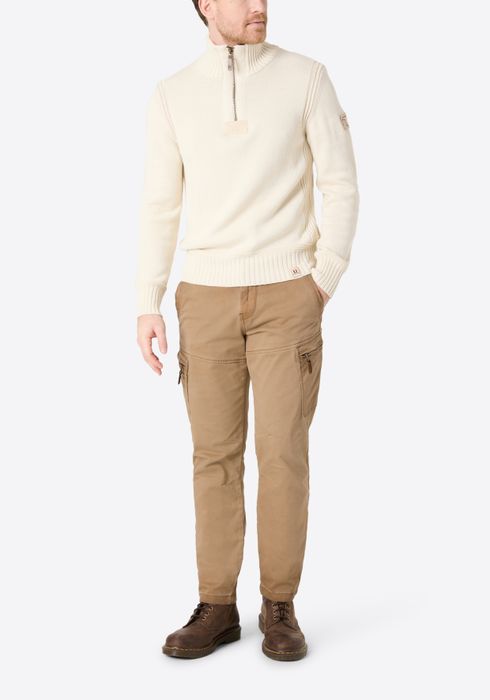 Timezone Timezone Cargo-Hose in modernem Schnitt mit Reißverschlusstaschen – Beige, Bild 4