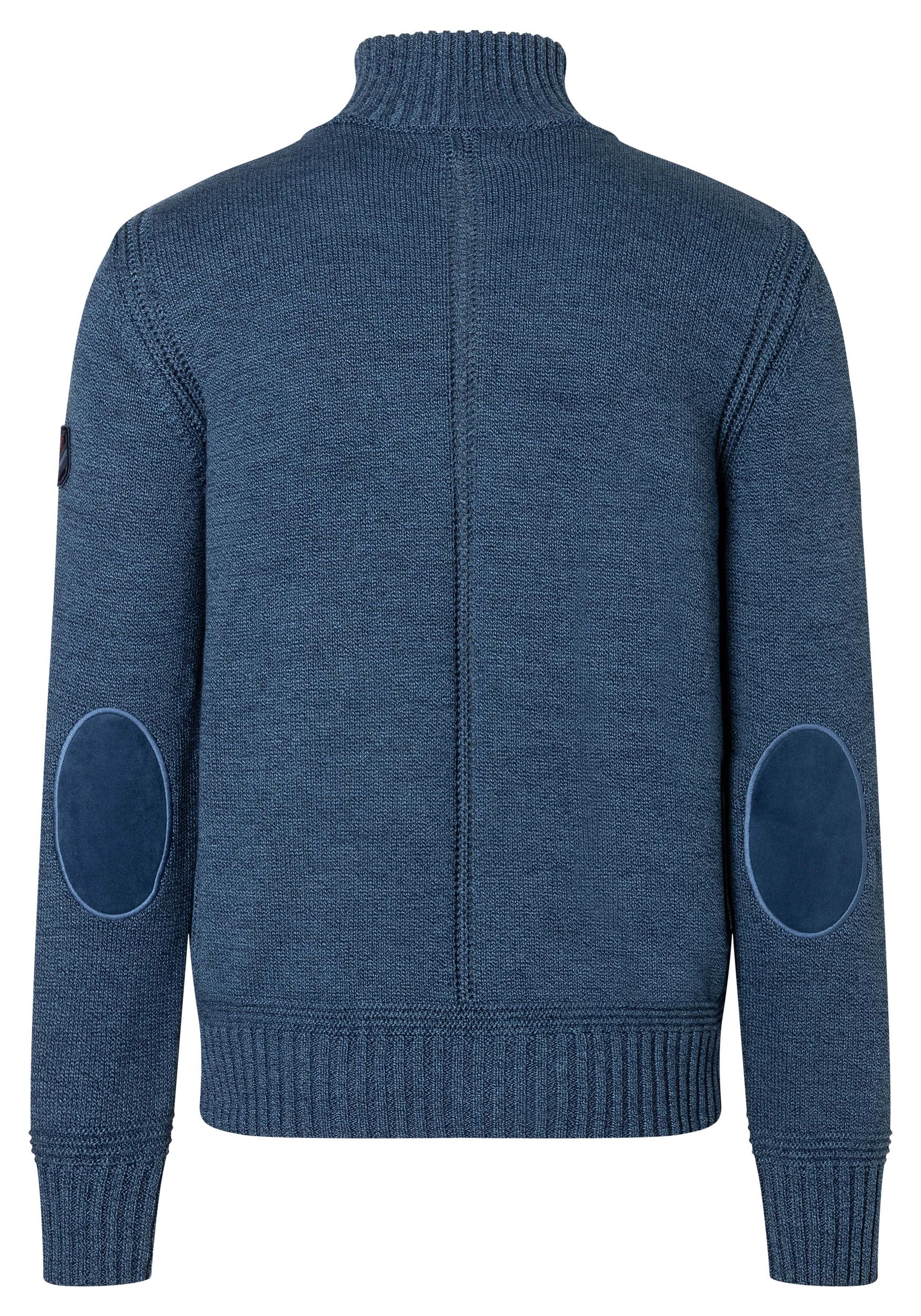 28-10233-01-9020_30088_2.jpg Rollkragen-Pullover mit Reißverschluss Ellenbogen-Patches