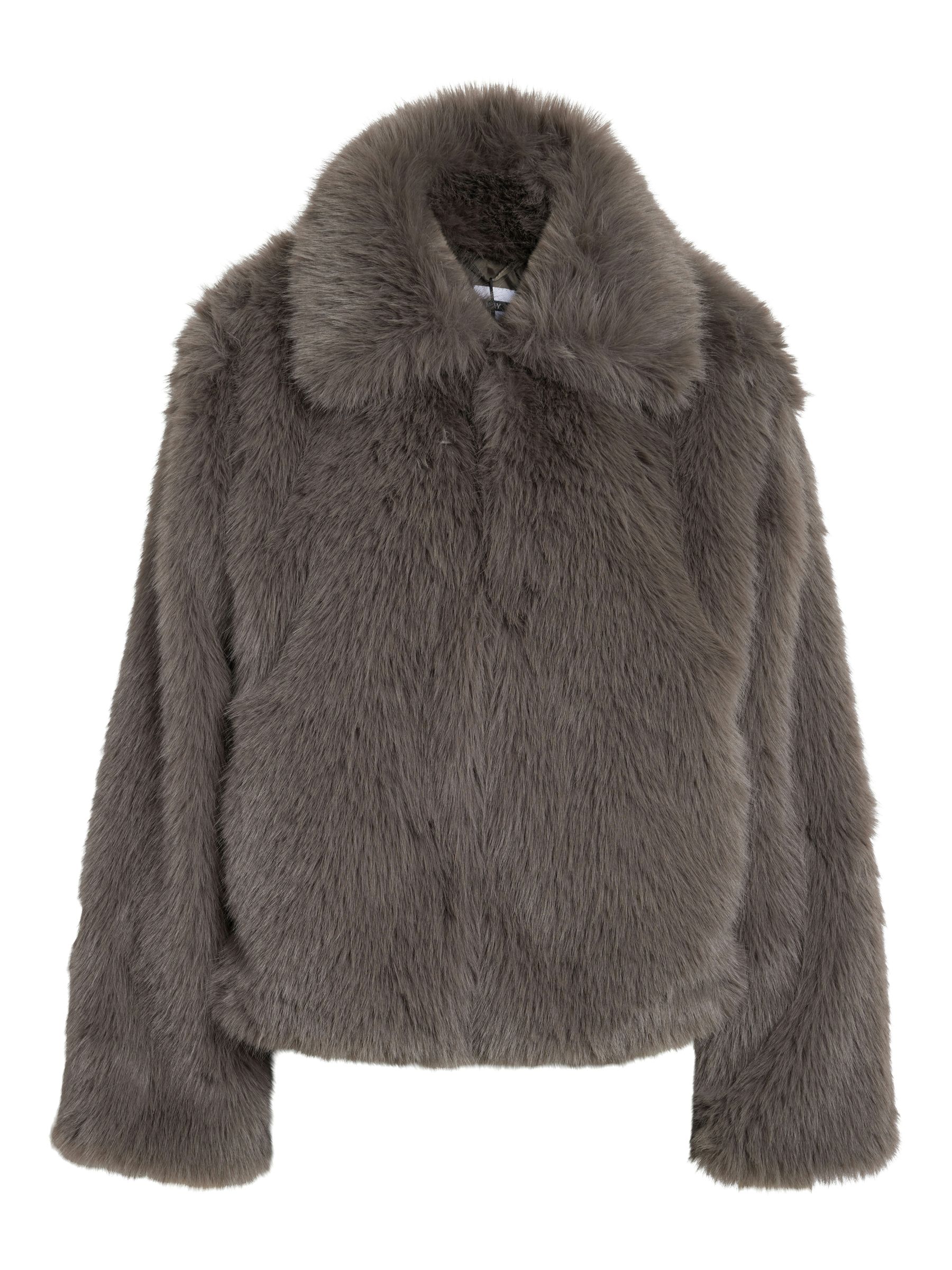Noisy May NOISY MAY Flauschige Jacke mit luxuriösem Design perfekt für – Grau, Bild 1