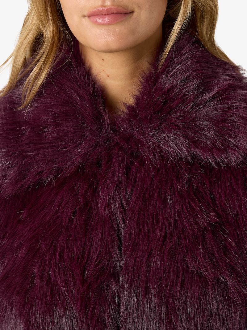 Noisy May NOISY MAY Flauschige Jacke mit luxuriösem Design perfekt für – Bordeaux, Bild 1