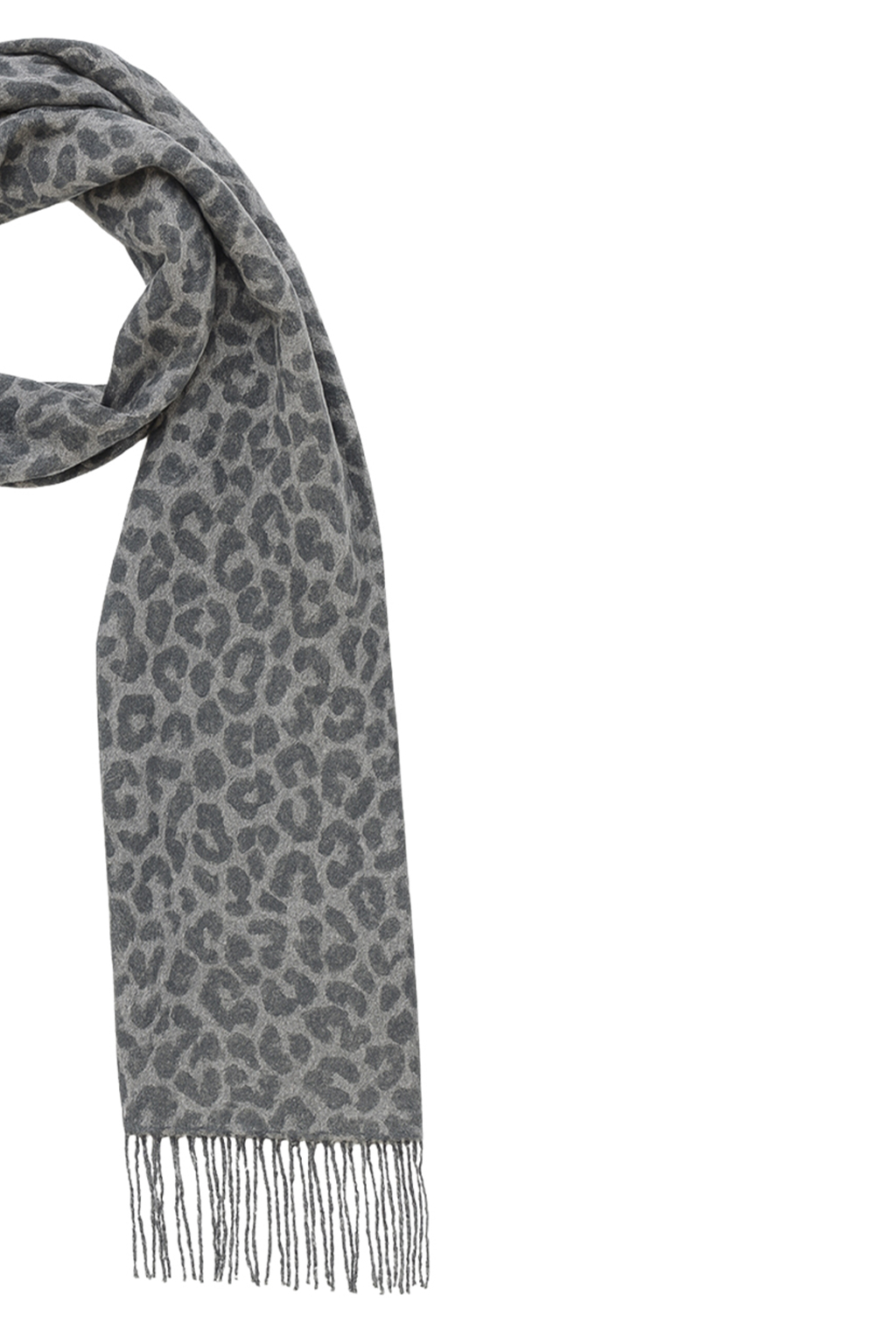 Schal mit Leopardenmuster Fransen weich und angenehm Schal mit Leopardenmuster Fransen weich und angenehm