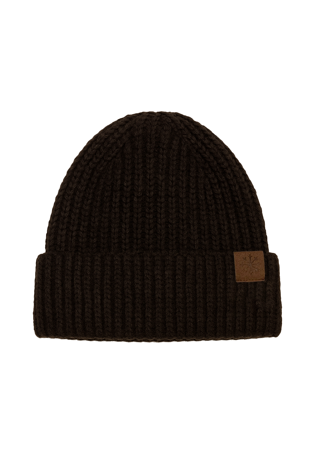 Strickmütze Warm Flauschig mit dezenter Schneeflocke Strickmütze Warm Flauschig mit dezenter Schneeflocke