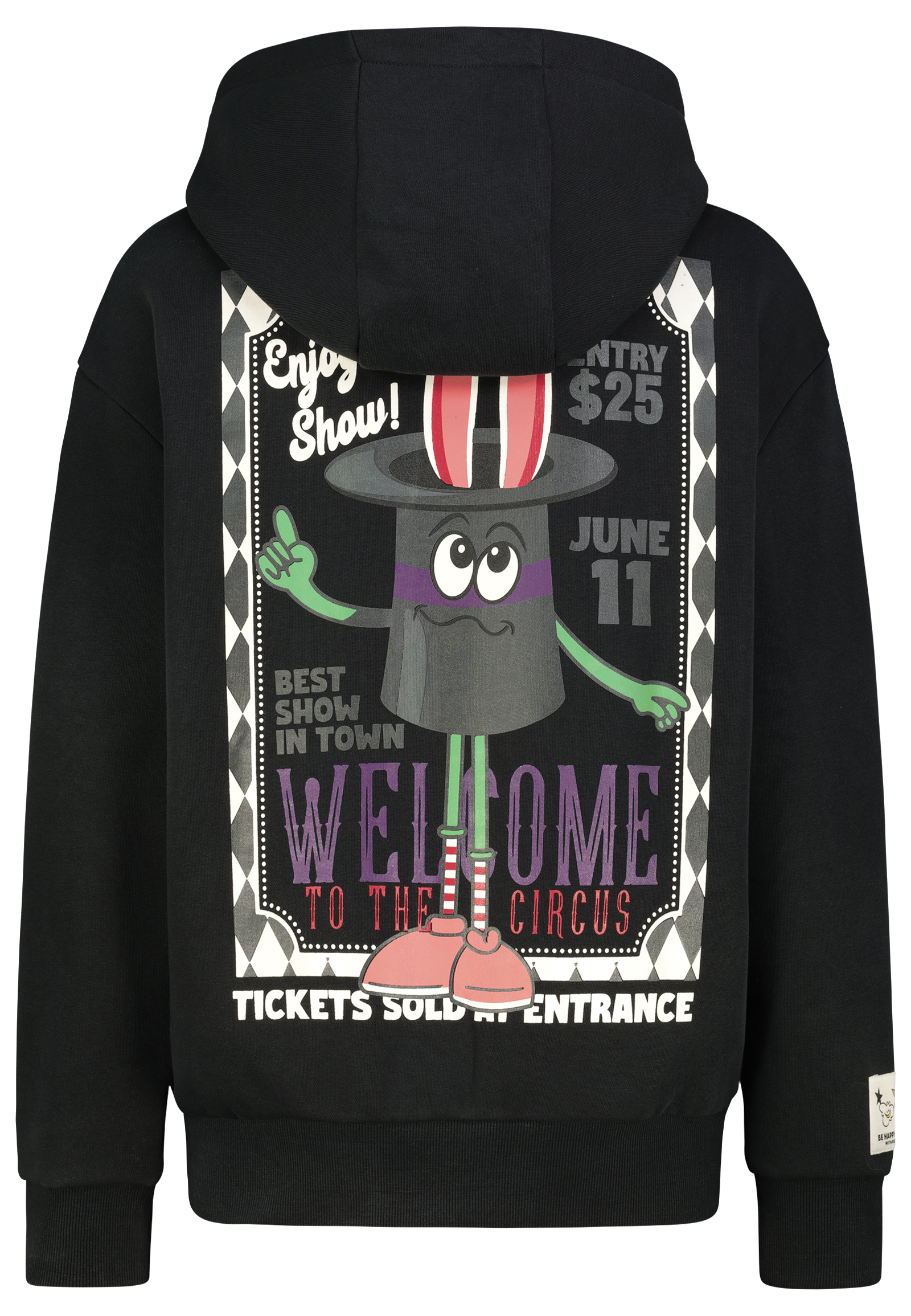 Lässiger Hoodie mit Motiv-Print und humorvollem Slogan Lässiger Hoodie mit Motiv-Print und humorvollem Slogan