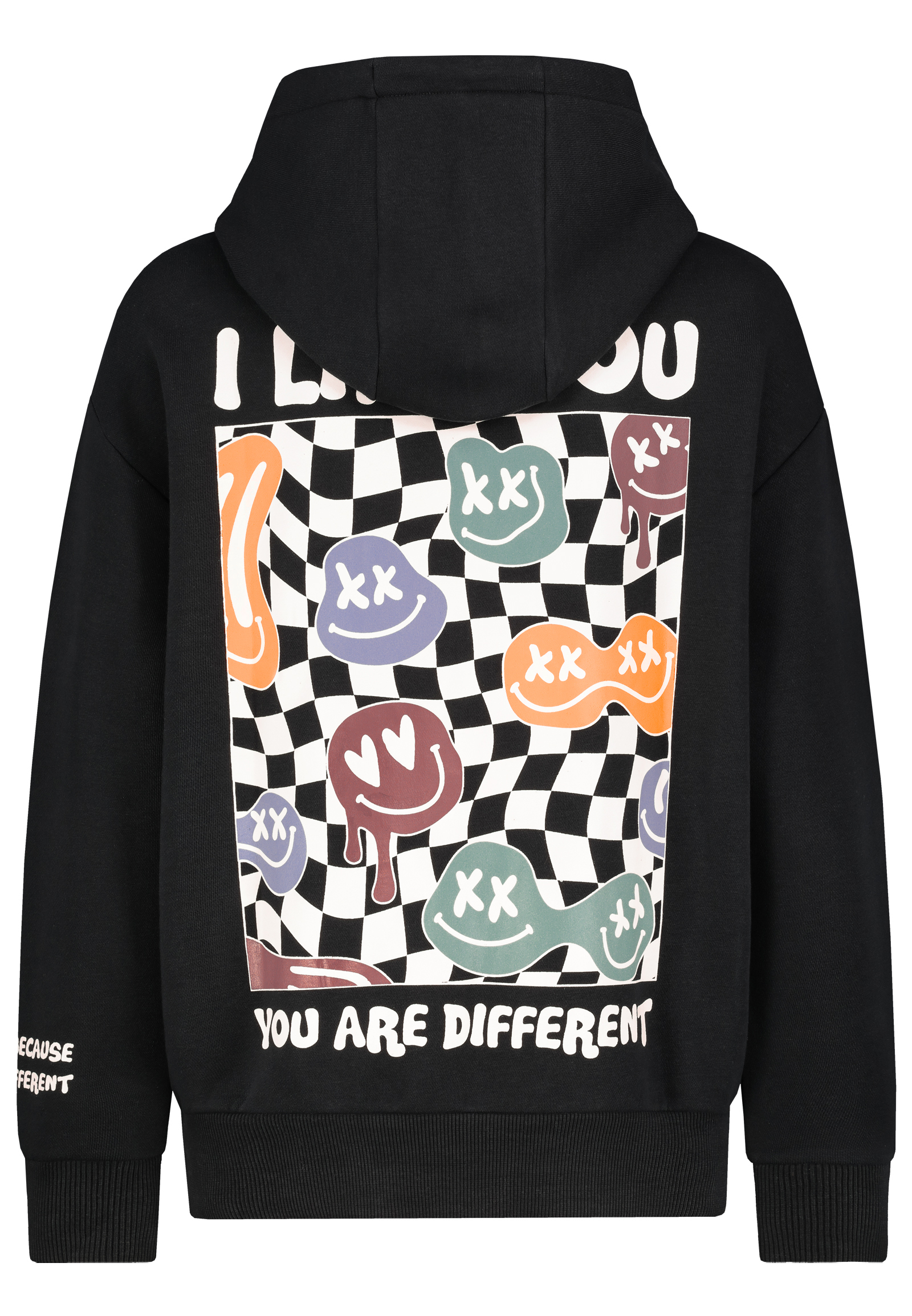D10600T02420J_23444_H.jpg Trendiger Hoodie mit Blumenmotiv und lustigem Grafikdesign