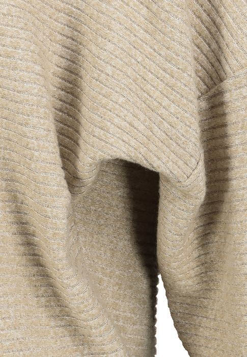 Sublevel Bequemer Strickpullover mit Struktur in klassischem Design – Beige, Bild 4
