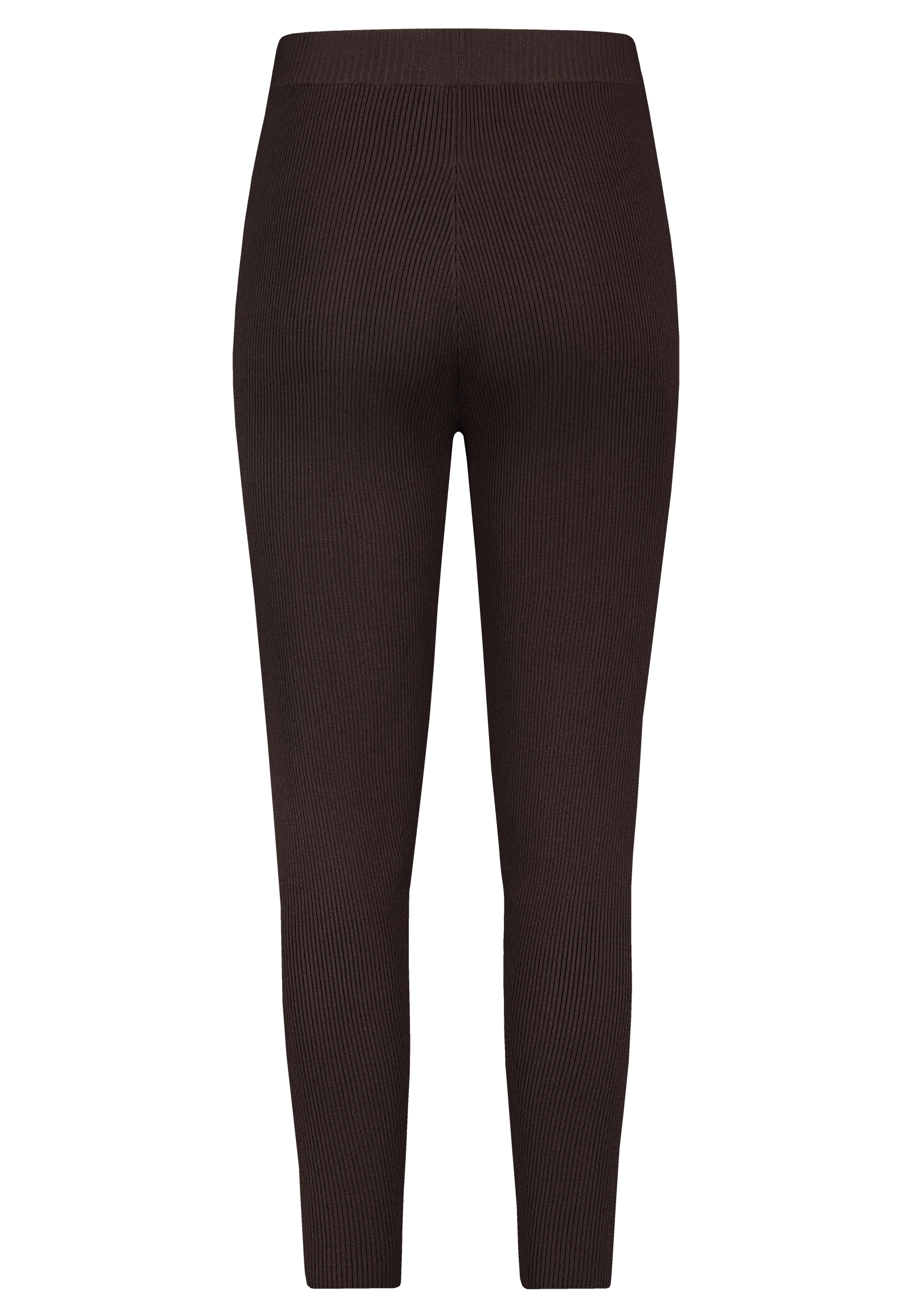 D93050Z62285A_21400_H.jpg Gerippte Leggings Elastischer Bund Unifarben Alltag