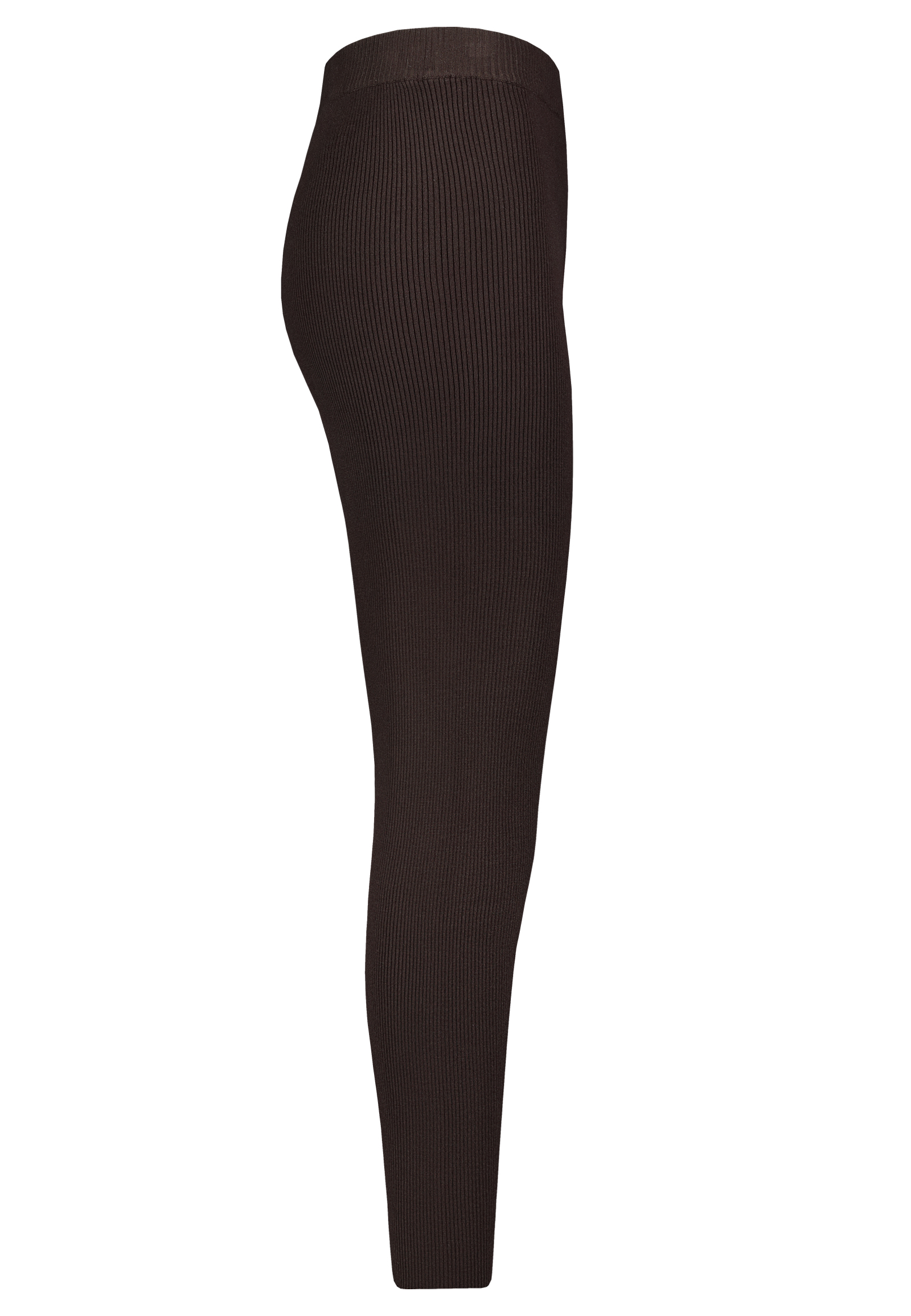 D93050Z62285A_21400_S1.jpg Gerippte Leggings Elastischer Bund Unifarben Alltag
