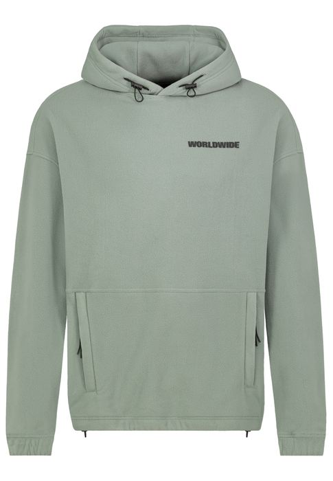 Sublevel Sublevel Sweat Hoodie mit Print Kapuze Gummizug – Grün, Bild 3