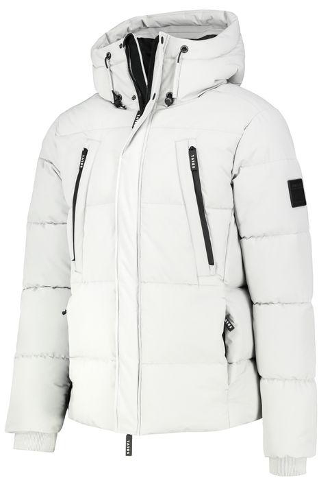 Sublevel Sublevel Winterjacke warme Steppoptik mit Kapuze – Hellgrau, Bild 3