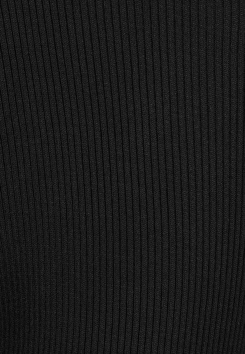 Stitch & Soul Stitch & Soul 2er-SET Gerippte Leggings mit elastischem Bund – Schwarz-Weiß, Bild 3