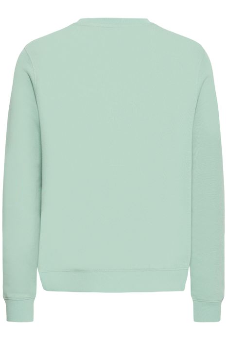 Blend BLEND Langärmliges Sweatshirt Rundhalsausschnitt Unifarben – Grün, Bild 7