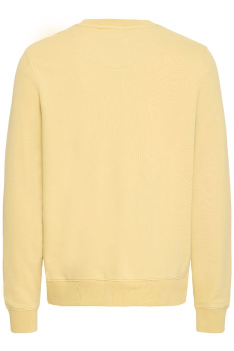 Blend BLEND Langärmliges Sweatshirt Rundhalsausschnitt Unifarben – Gelb, Bild 7