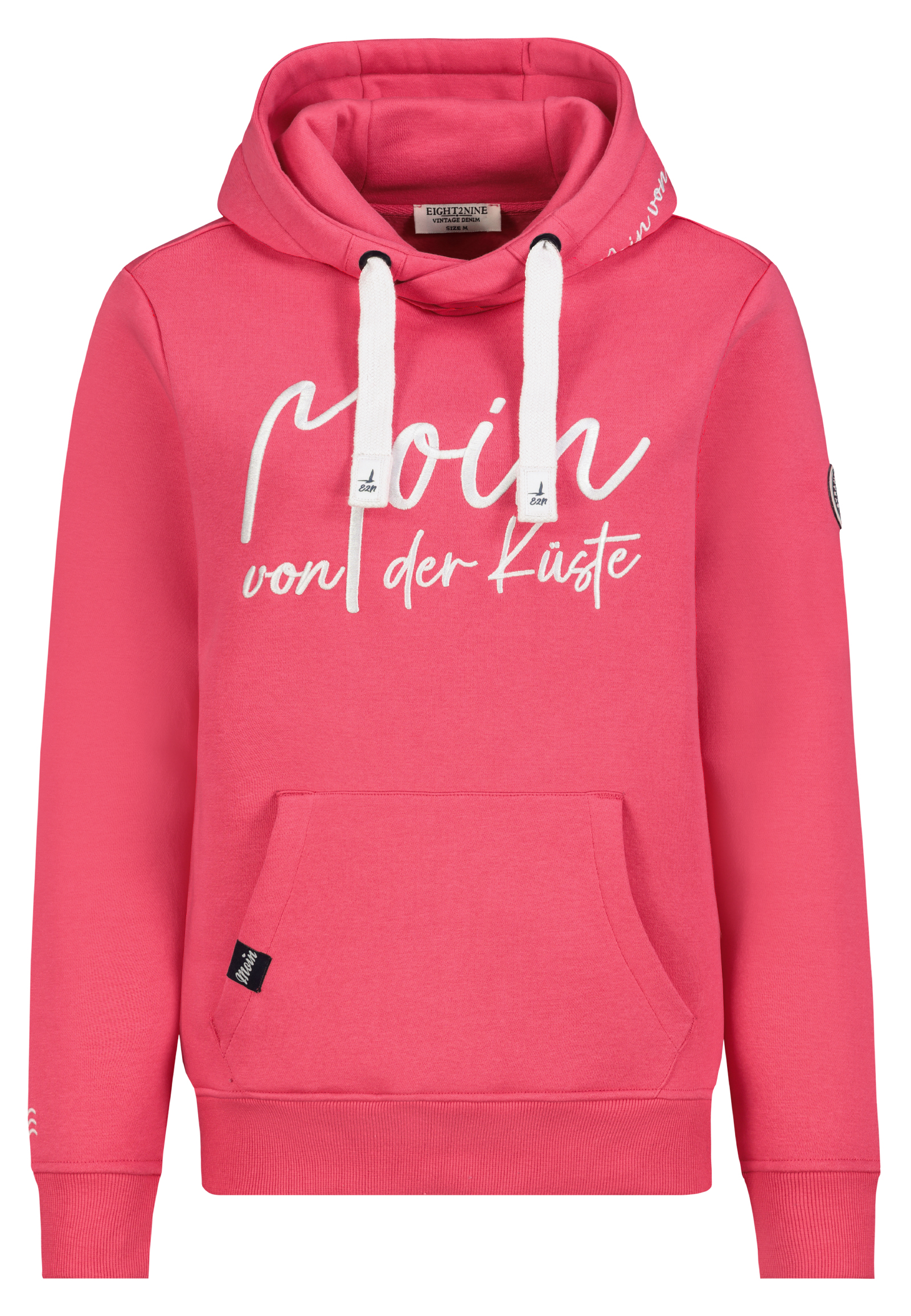 D10600BA02733B1_14300_V.jpg Kapuzenpullover Rippbündchen Modische Stickerei Hoodie