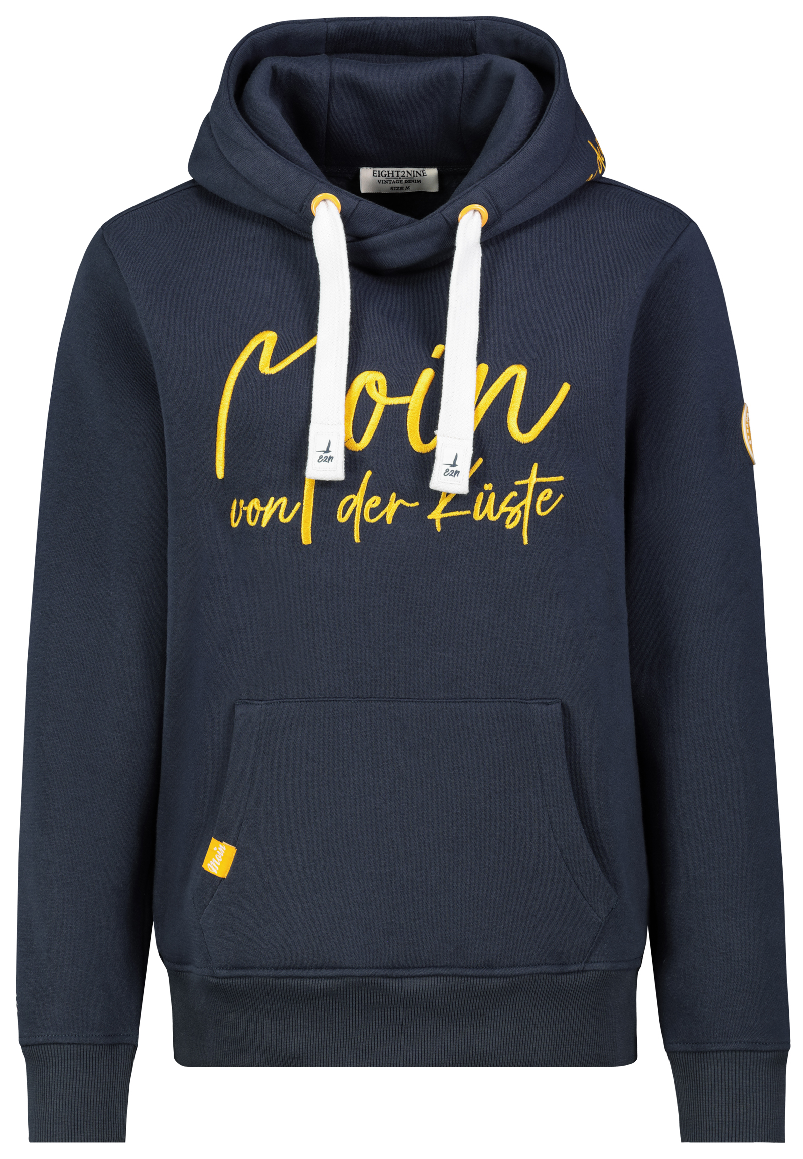 D10600BA02733B2_19400_V.jpg Kapuzenpullover Rippbündchen Modische Stickerei Hoodie