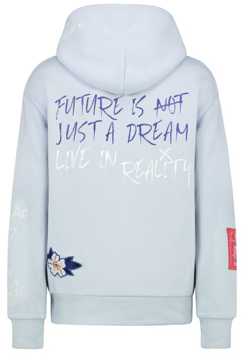 Eight 2 Nine EIGHT 2 NINE Kapuzenpullover Modische Stickerei Hoodie – Blau, Bild 4