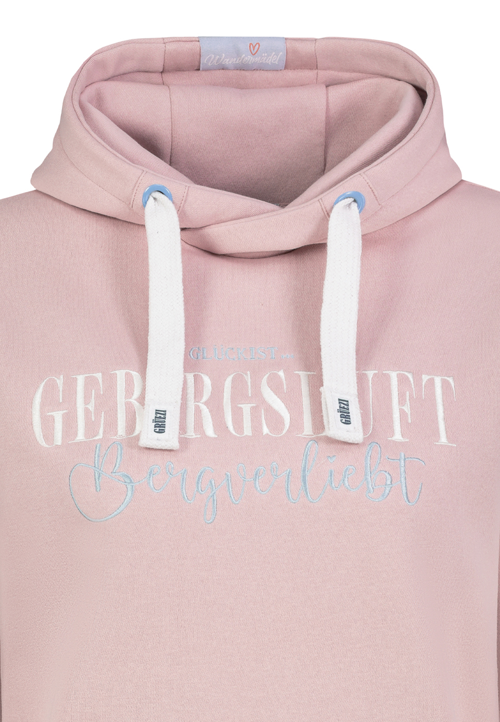 Sweat Hoodie Stickerei Schriftzug Kordelzug Kapuze Sweat Hoodie Stickerei Schriftzug Kordelzug Kapuze