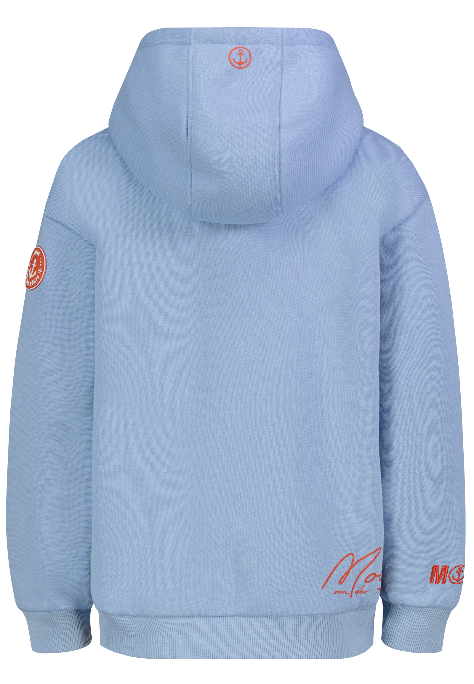 K10600BI02870C_19200_H.jpg Hoodie Bedruckt Kängurutasche Kapuze Ärmeldetail