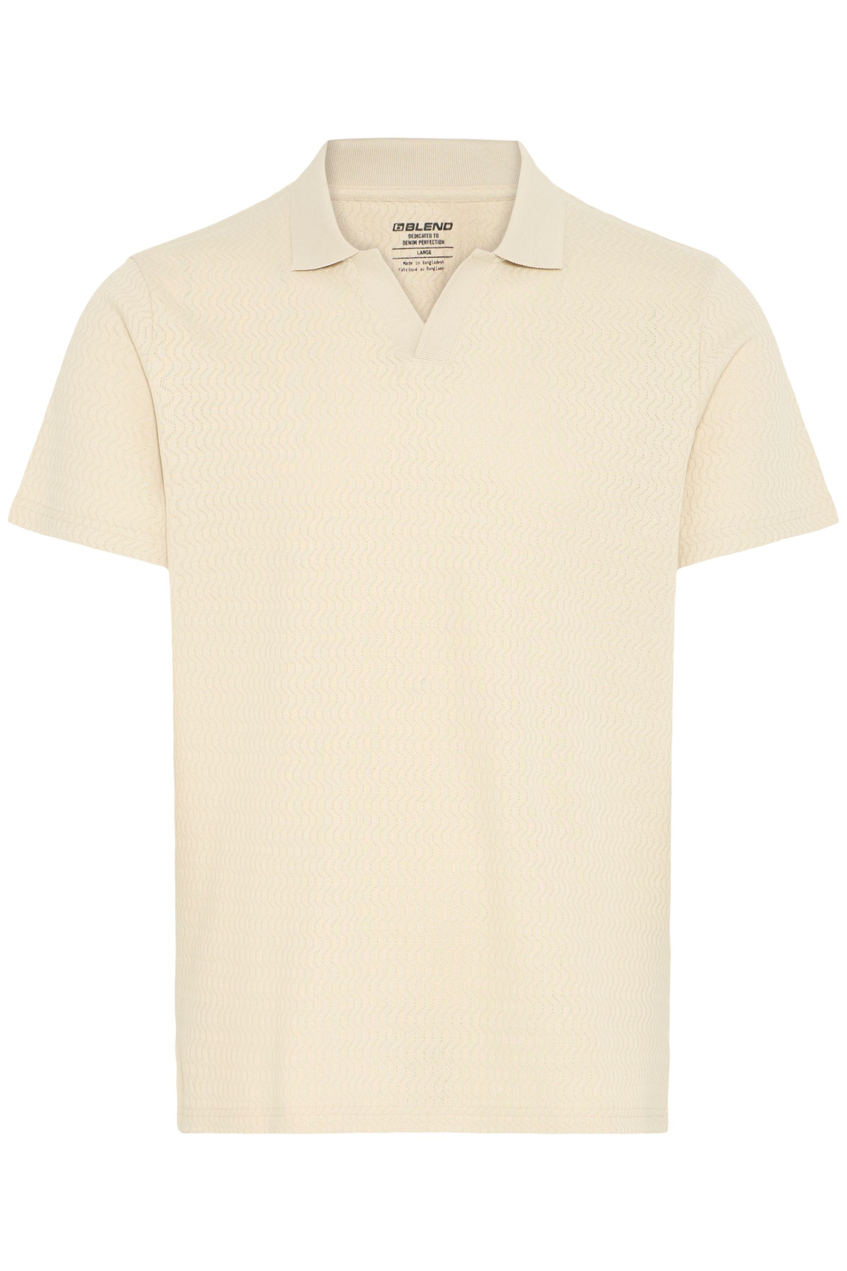 20720420-141107_141107.jpg Stilvolles Kurzarmshirt V-Ausschnitt Polokragen Casual