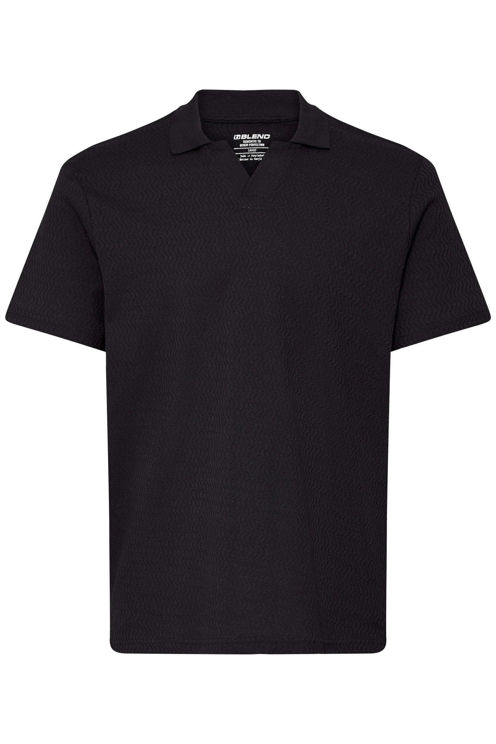 20720420-193911_193911.jpg Stilvolles Kurzarmshirt V-Ausschnitt Polokragen Casual
