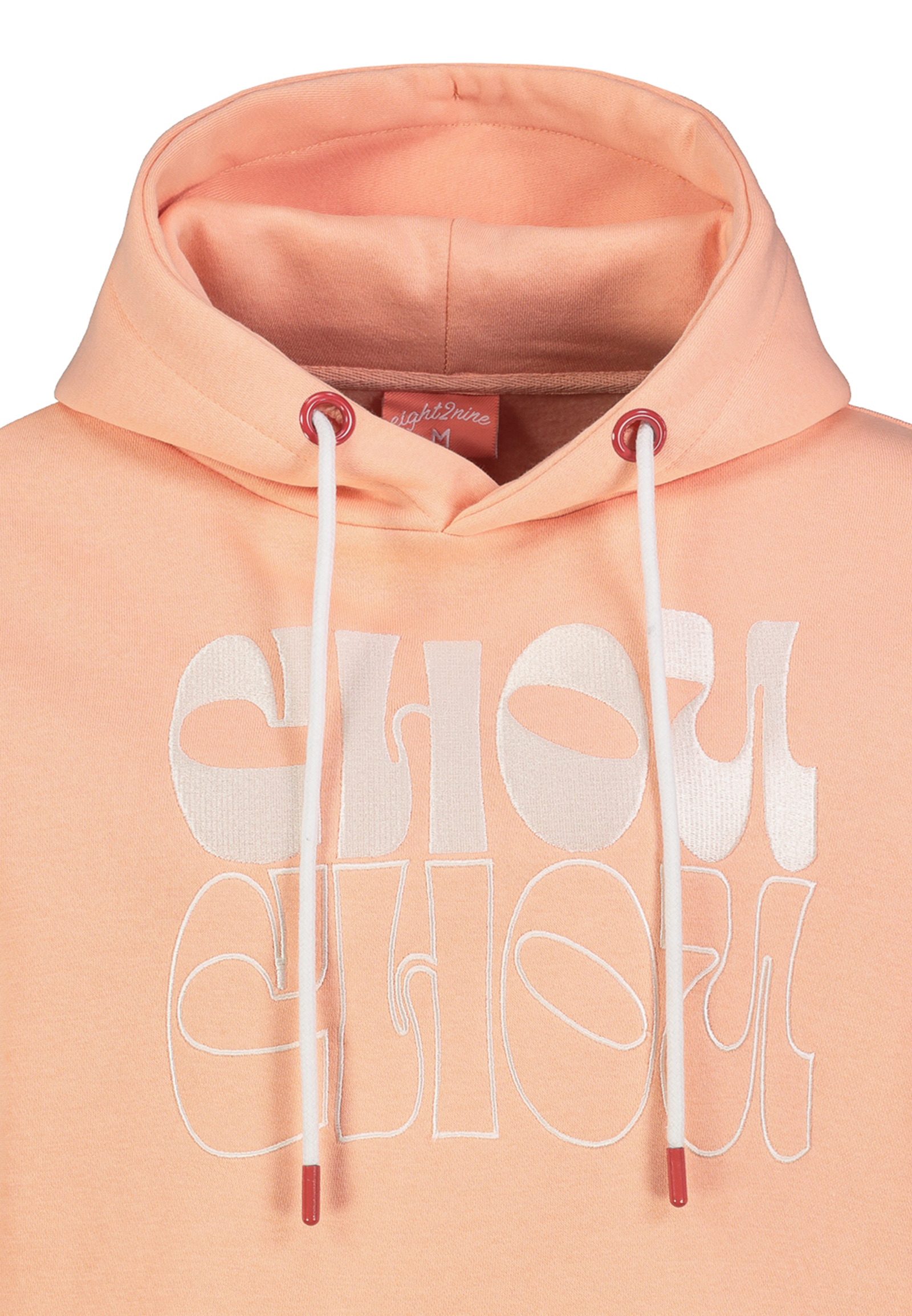 Gemütliches Kapuzensweatshirt mit Kordelzug und Stickerei Gemütliches Kapuzensweatshirt mit Kordelzug und Stickerei