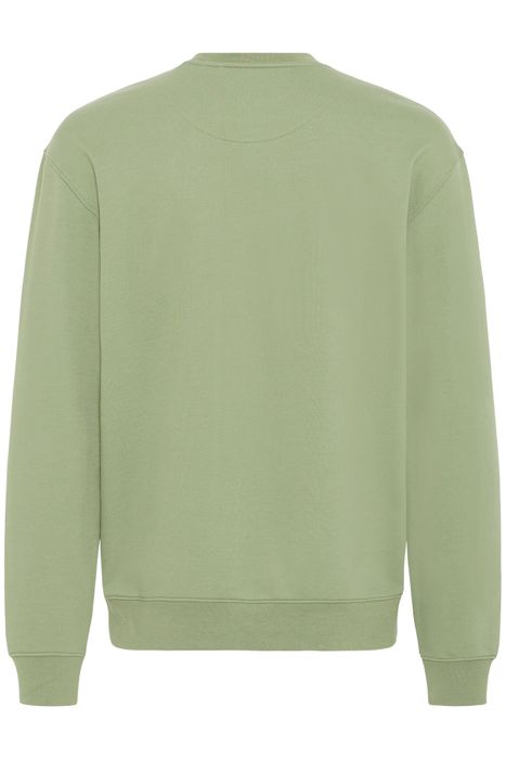 Blend BLEND Hochwertiges Basic Sweatshirt Rundhals Bündchen – Grün, Bild 7