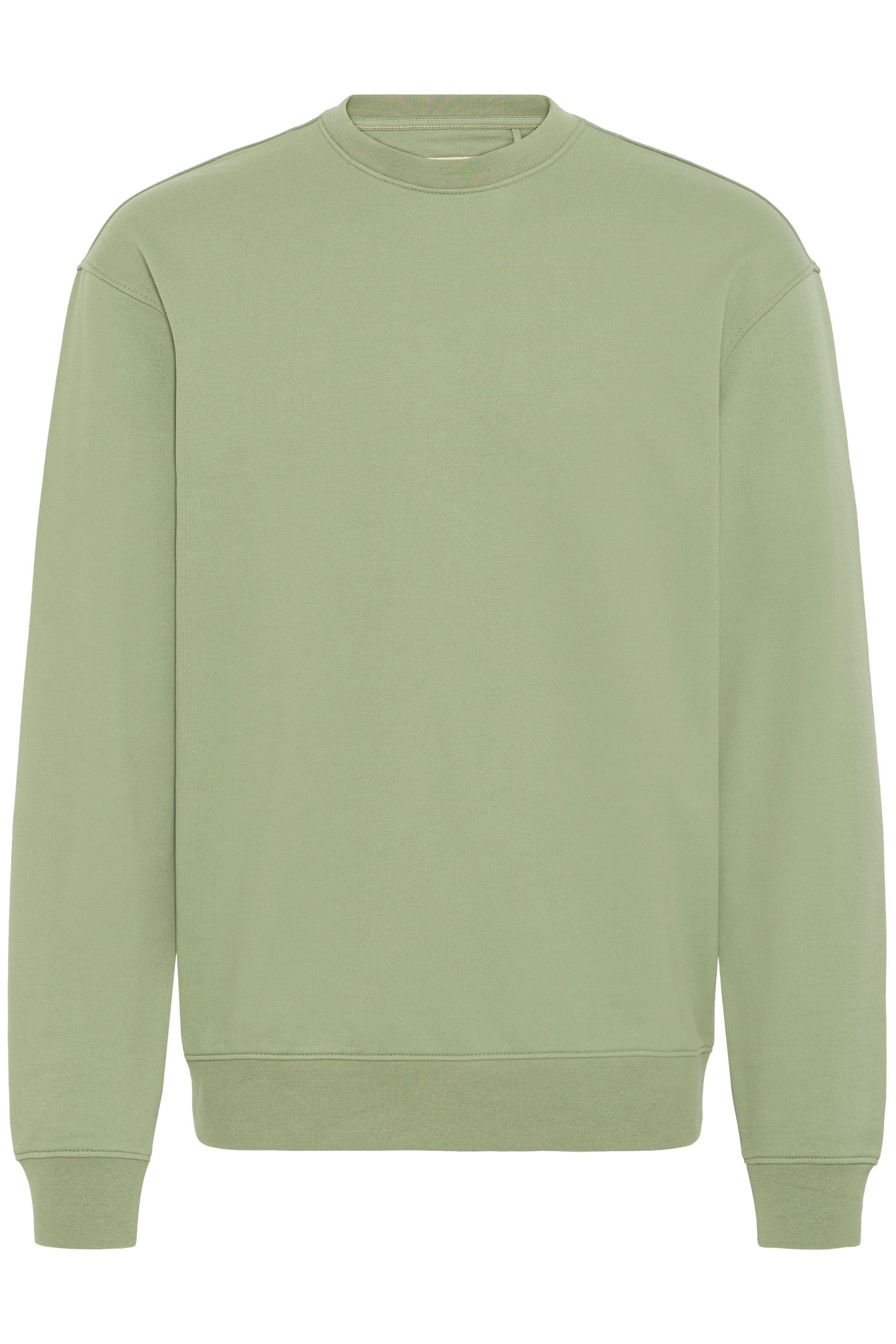 Blend BLEND Hochwertiges Basic Sweatshirt Rundhals Bündchen – Grün, Bild 1