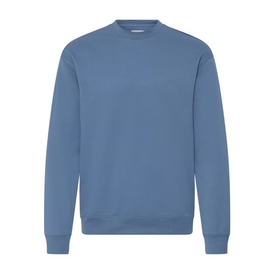 Blend BLEND Hochwertiges Basic Sweatshirt Rundhals Bündchen – Blau, Bild 1