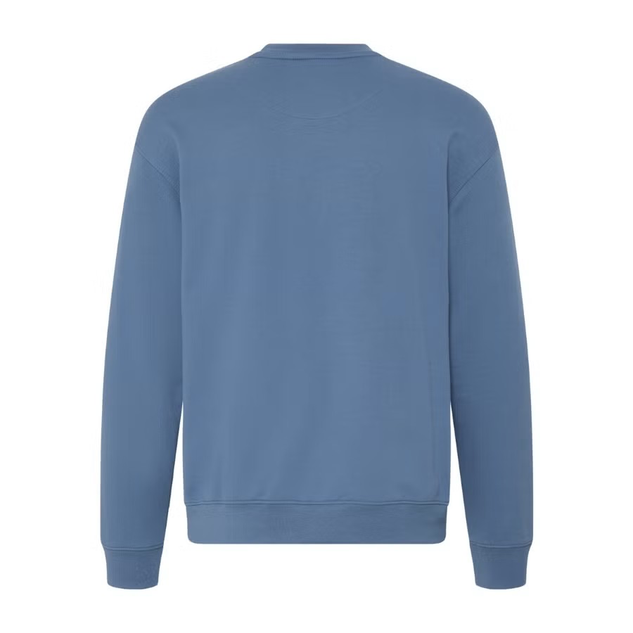 Blend BLEND Hochwertiges Basic Sweatshirt Rundhals Bündchen – Blau, Bild 2
